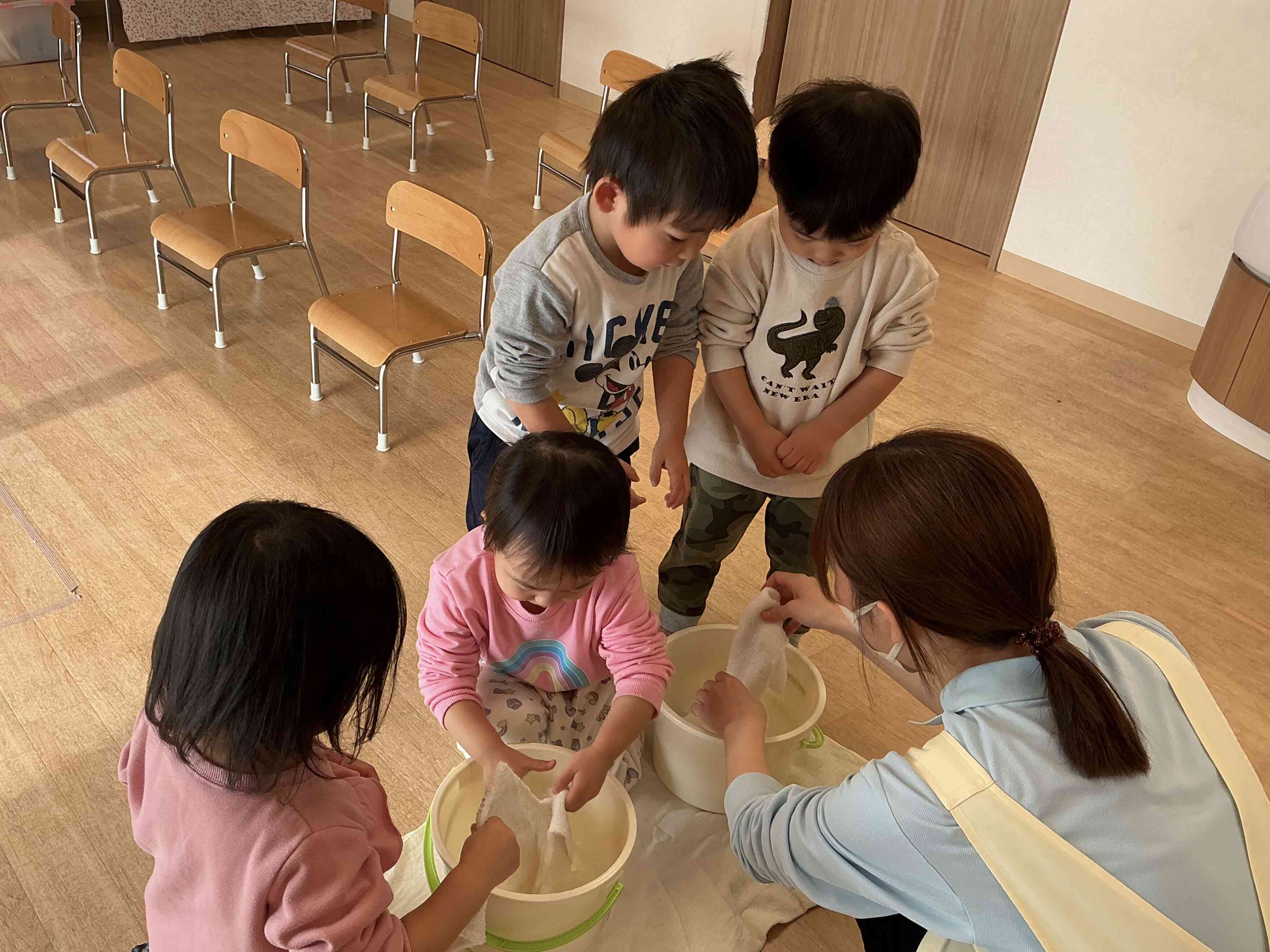 うさぎ組　大掃除