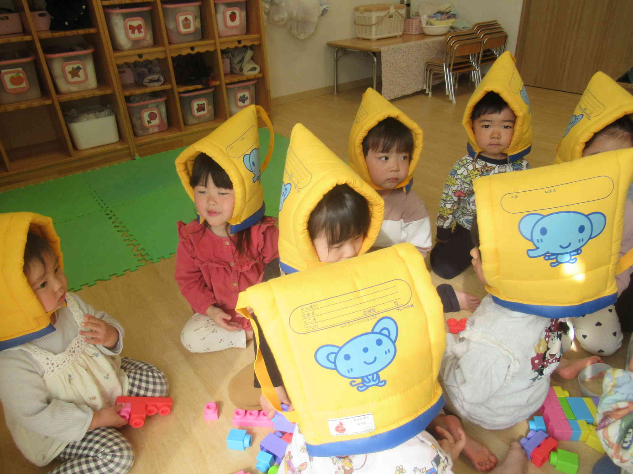 避難訓練の様子