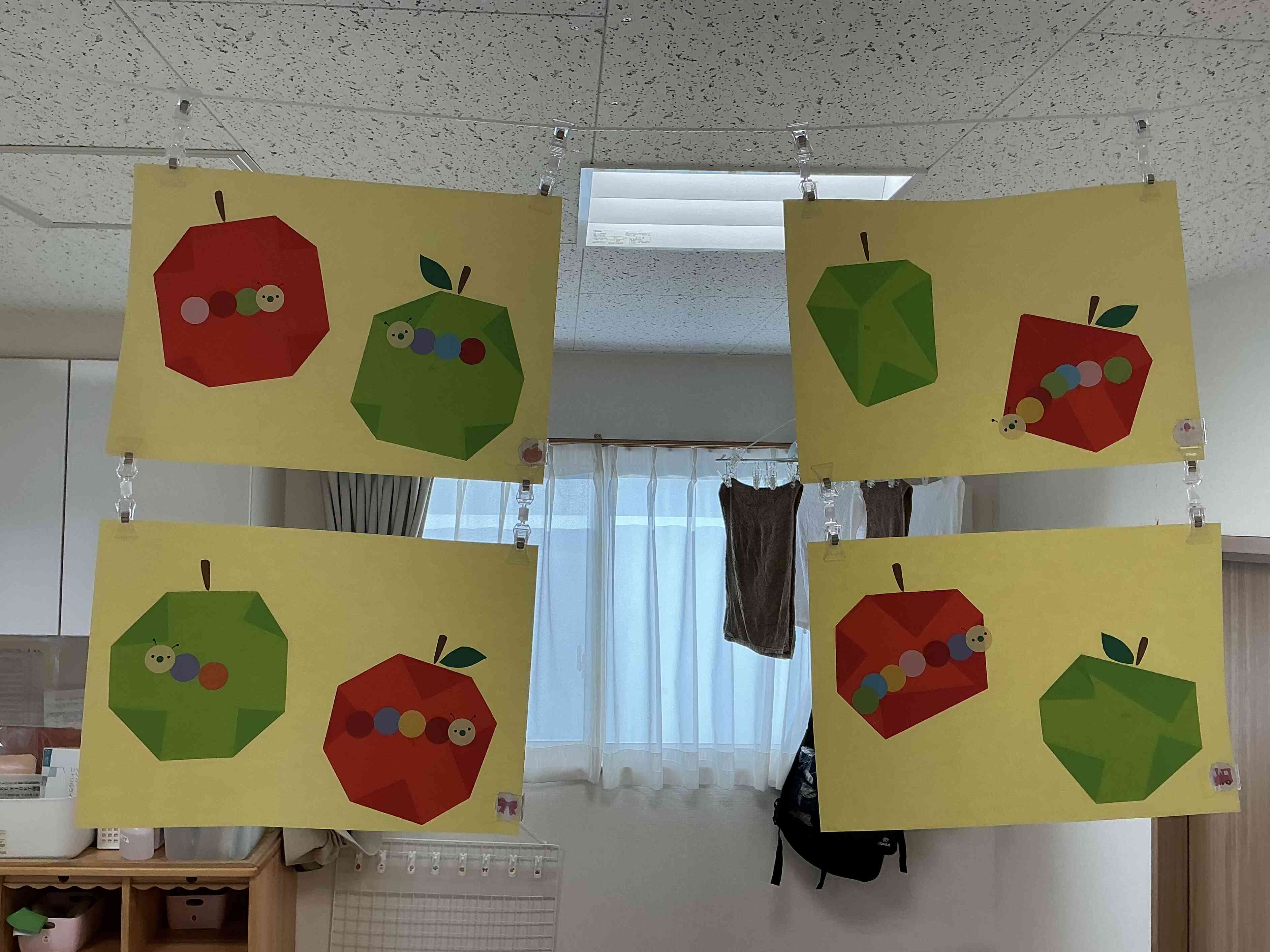 りんご大好き青虫さんの完成！