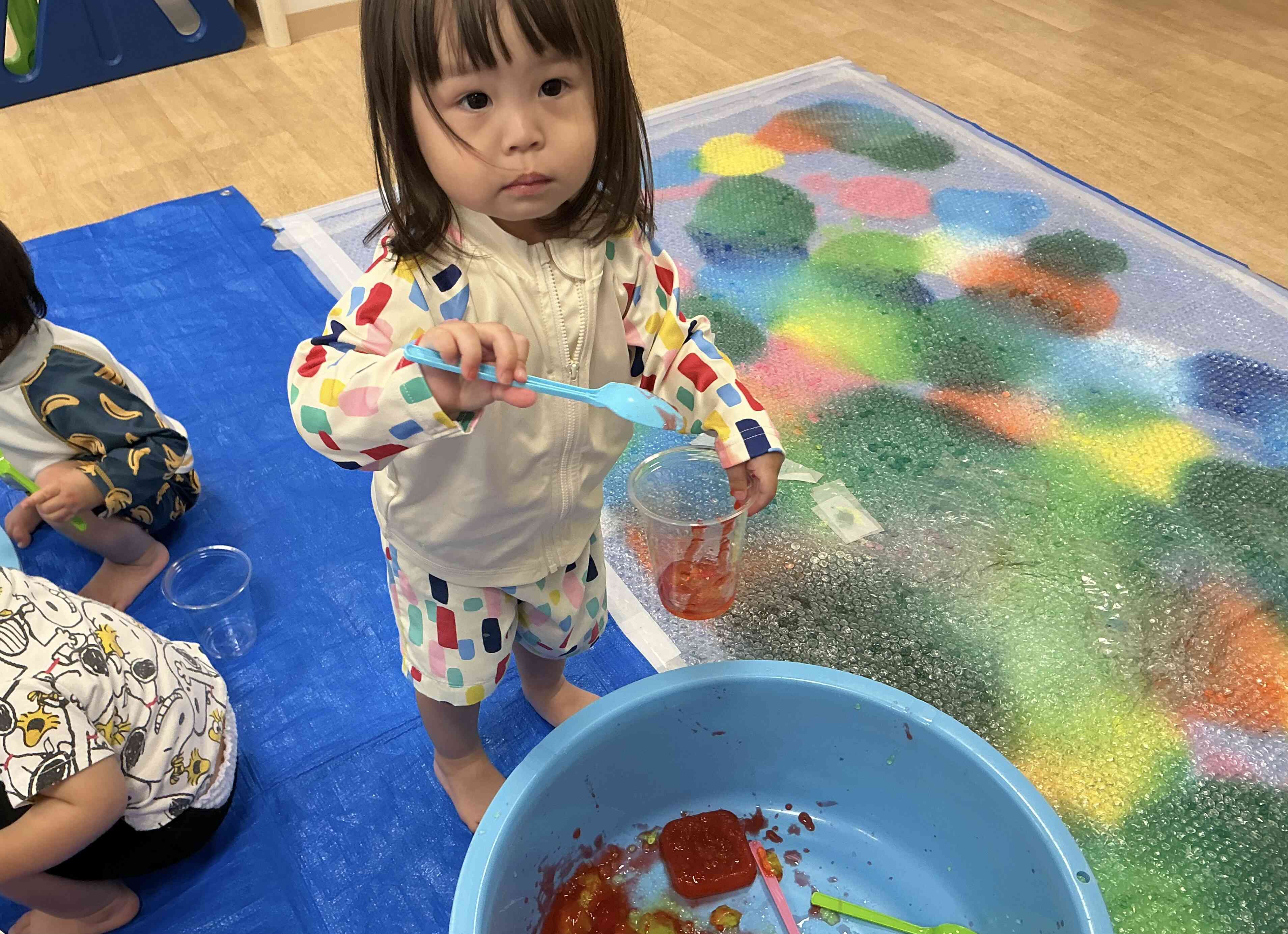 スプーンですくってみたよ