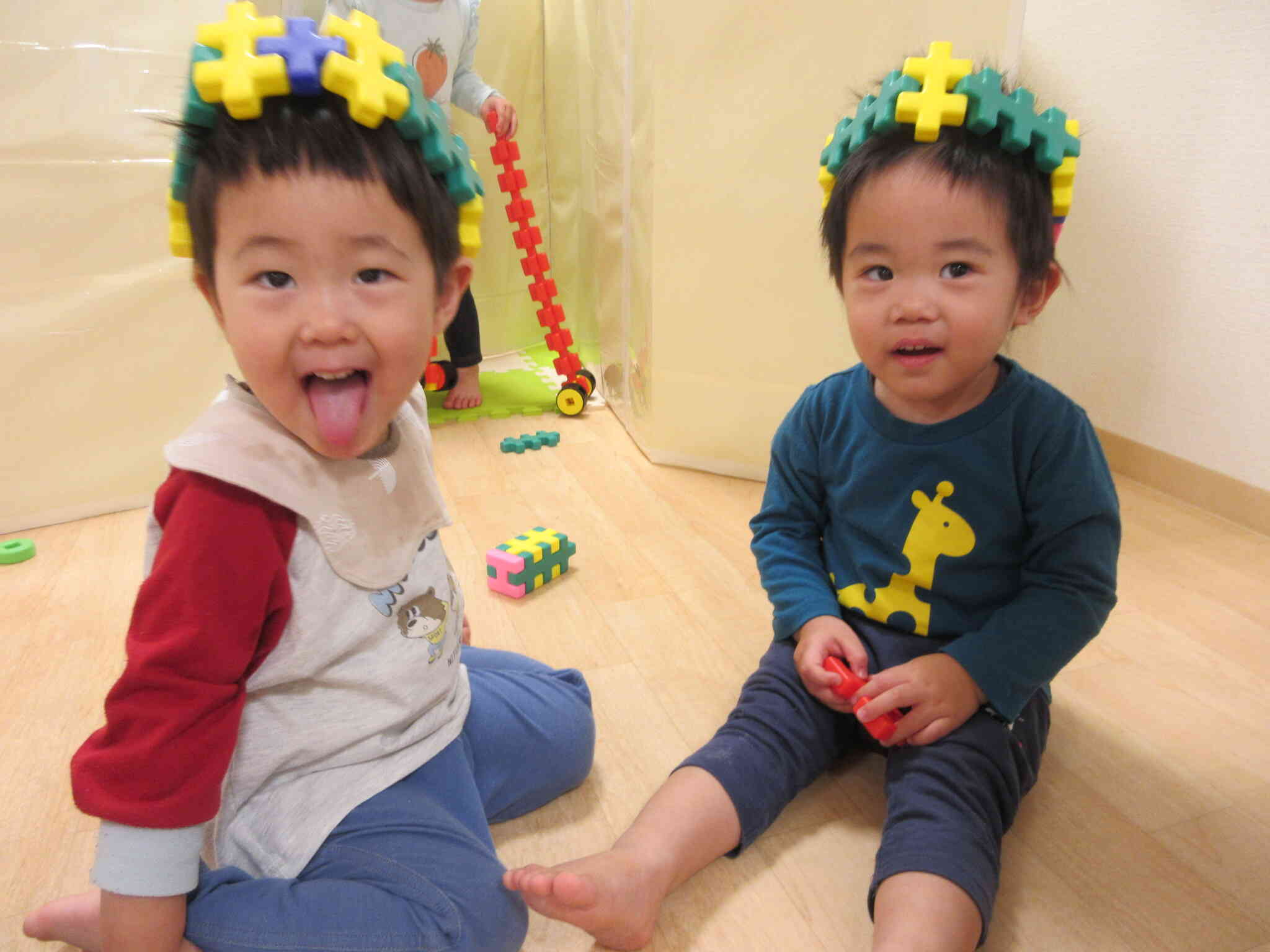 お誕生日おめでとうのお歌を歌ってもらったよ。嬉しいな～