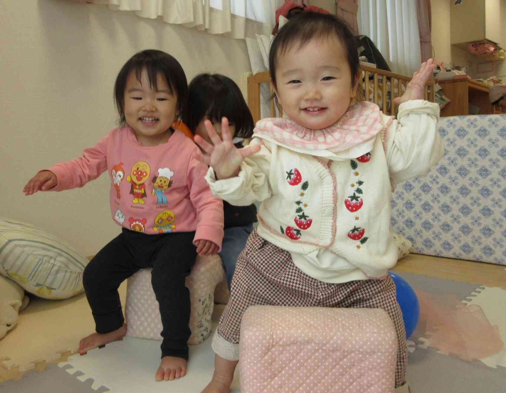 バスにのってゆられてる~ご~!ご~!!