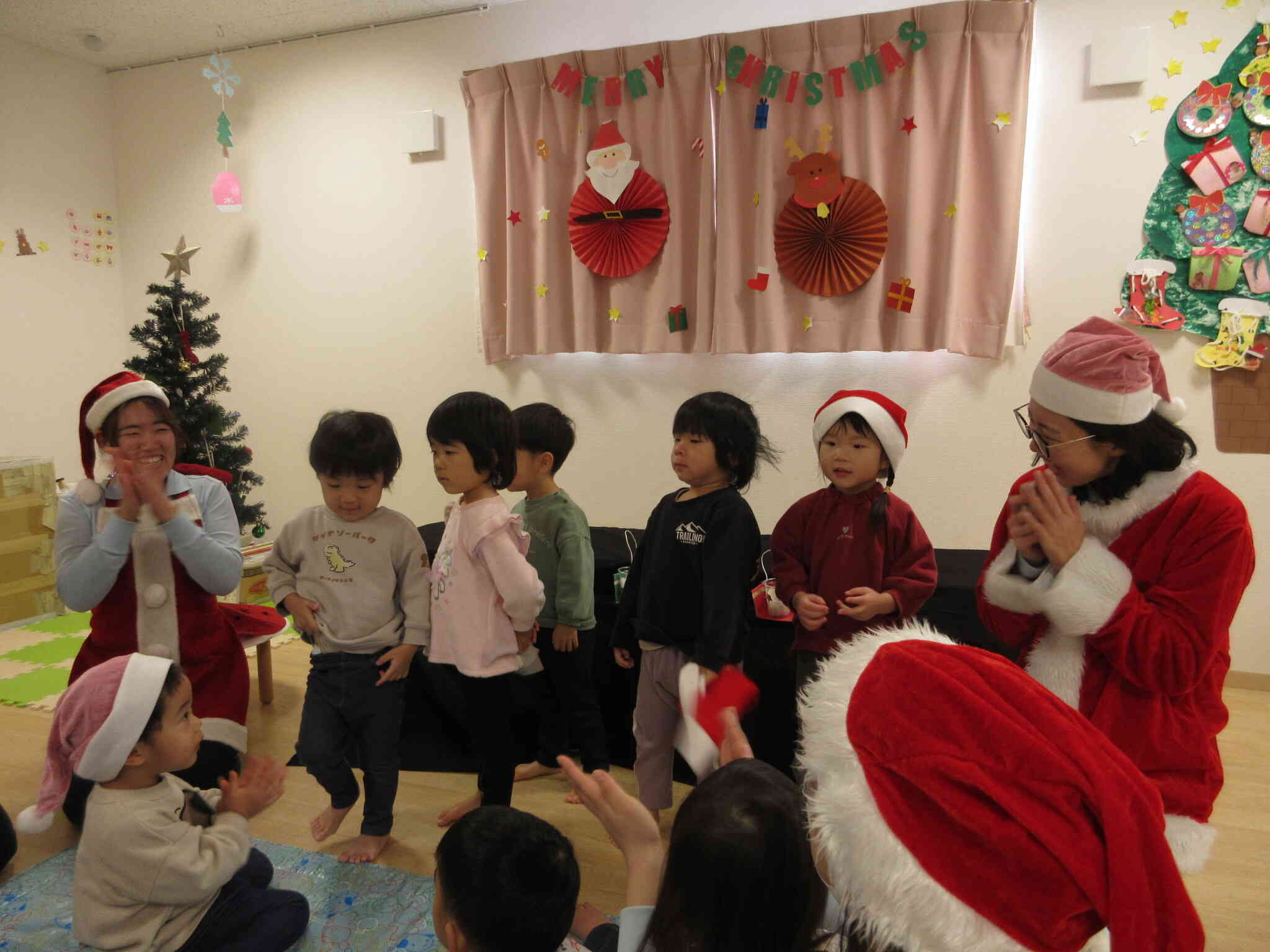 クリスマス会、楽しかったね♪｜ニチイキッズ松本おかだ保育園｜ニチイ
