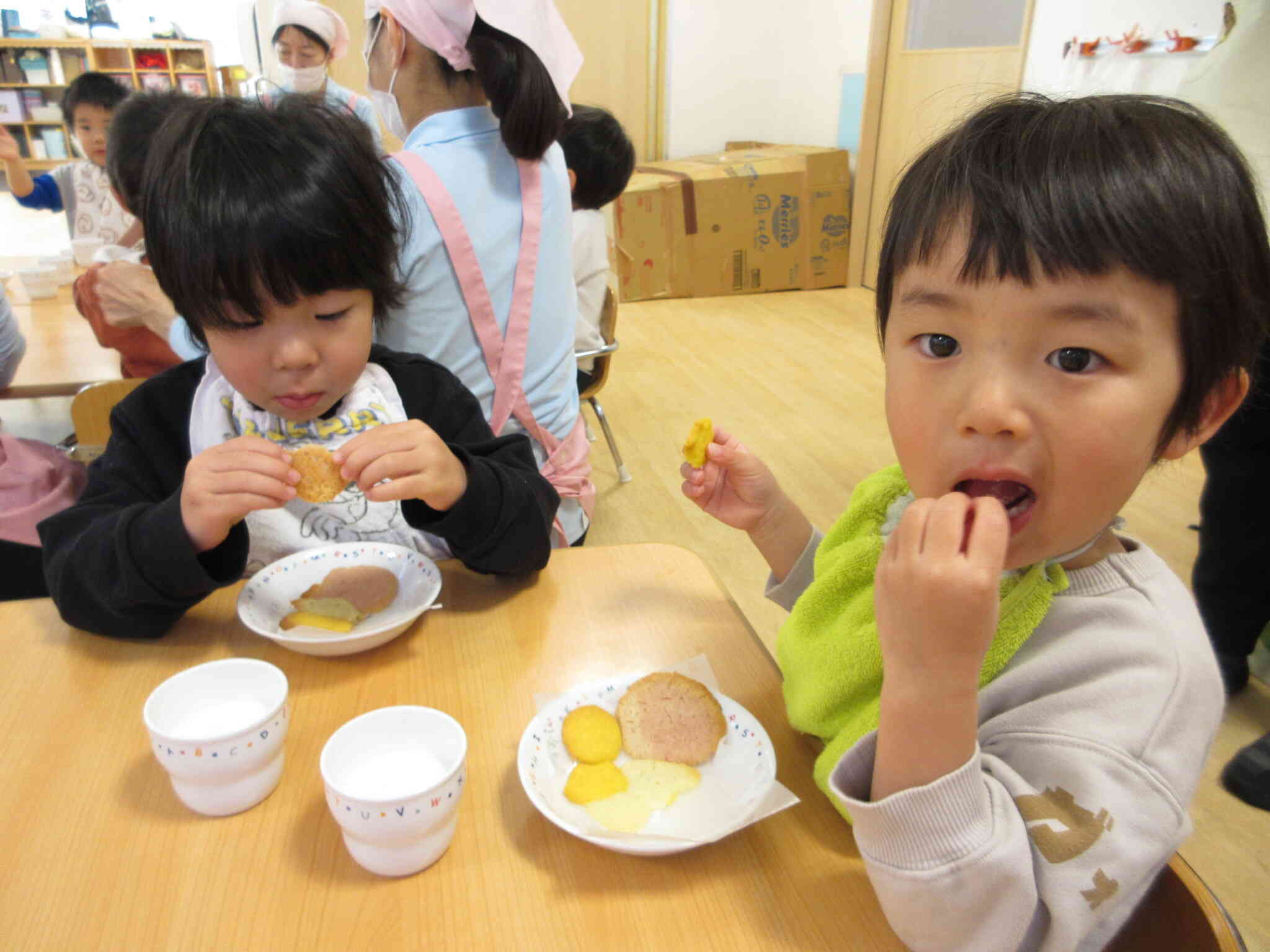 自分で作ったクッキーは美味しいね！