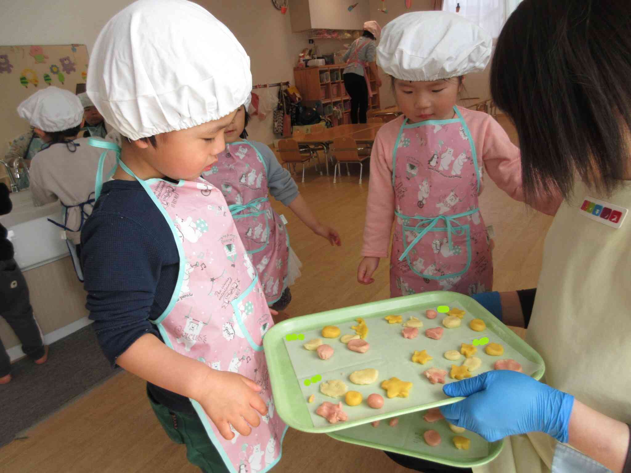 上手に焼けるかな？楽しみだね♪
