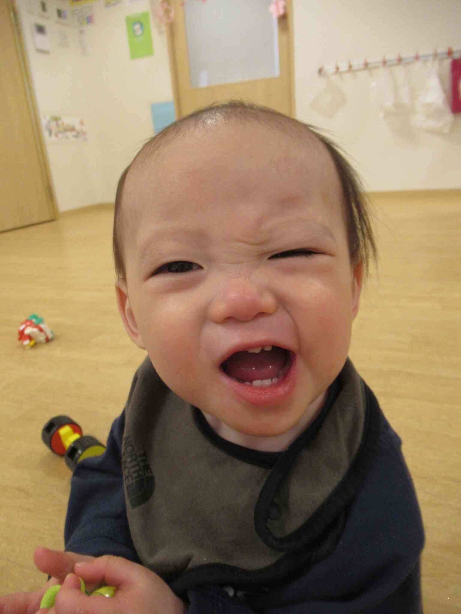 すこ～しずつ慣れていこうね