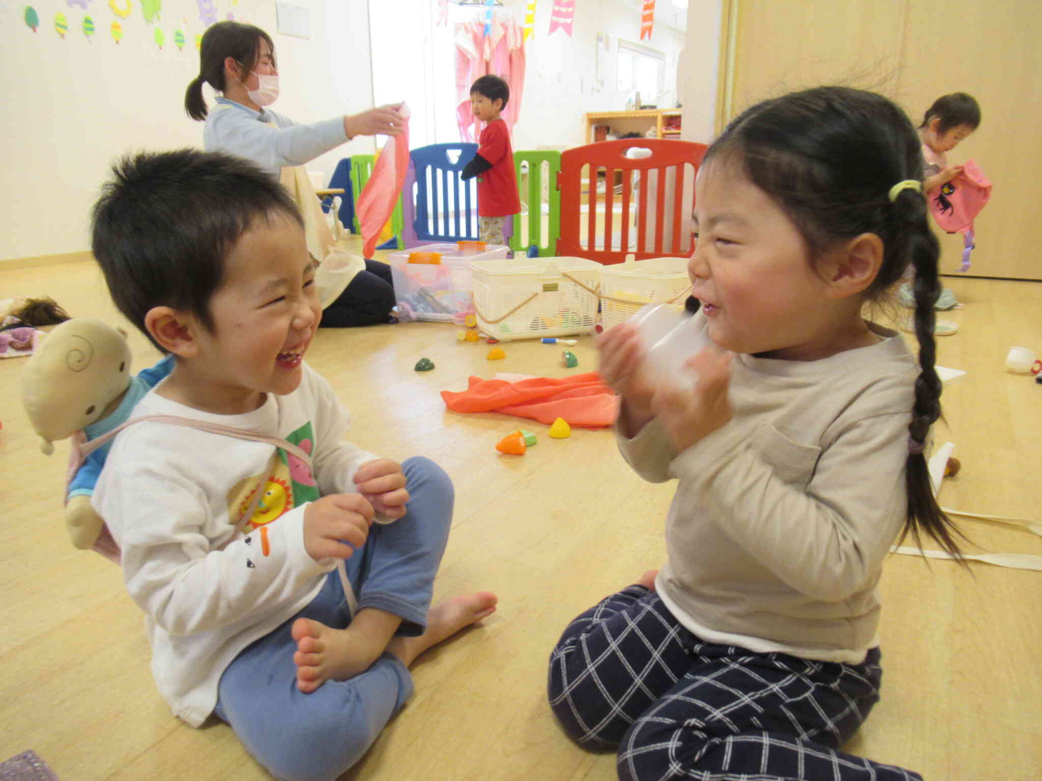 たのしすぎる～！【2歳児 うさぎ組】