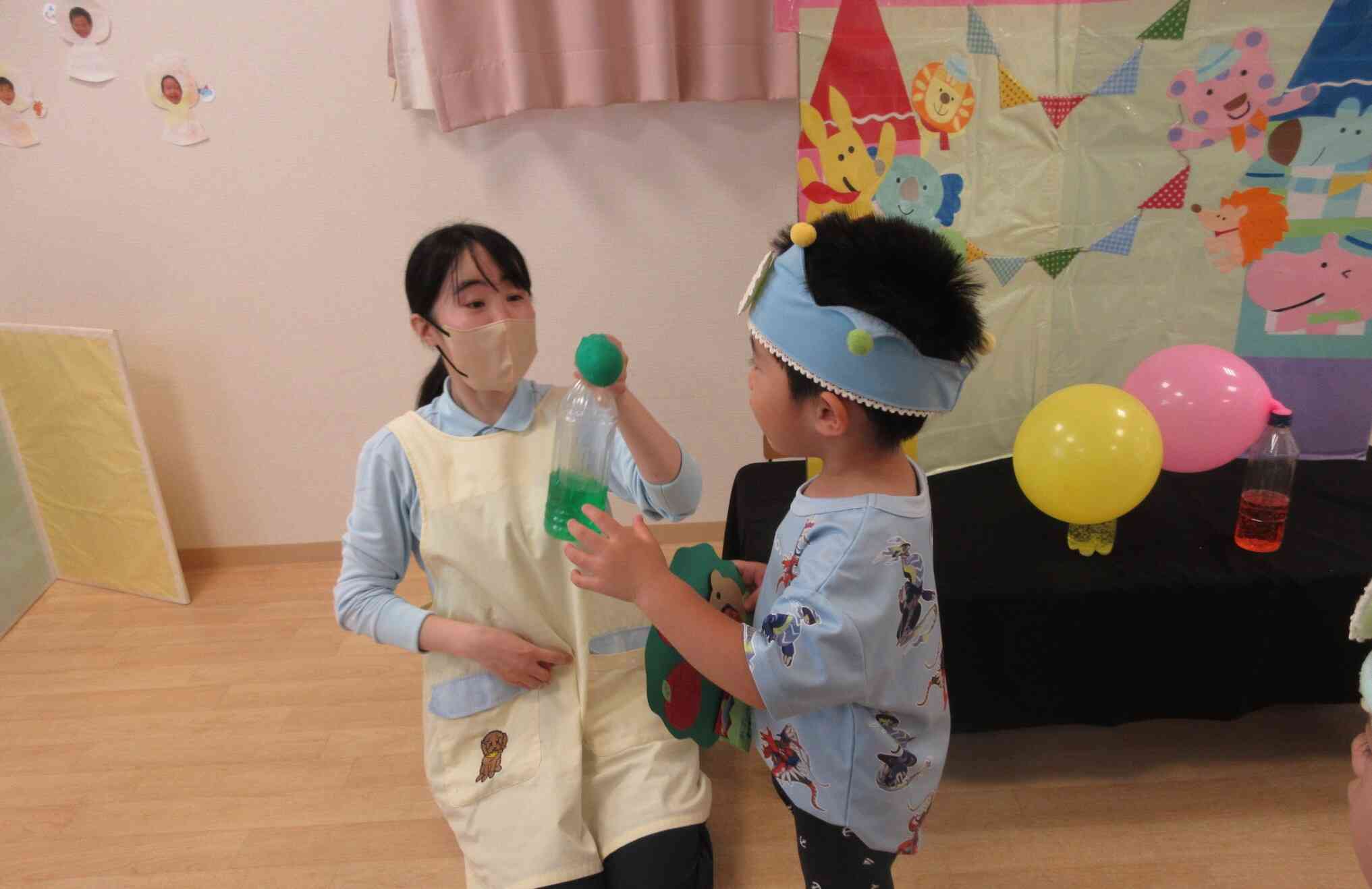 ろうそくが消えたね！お願い事、叶いますように…