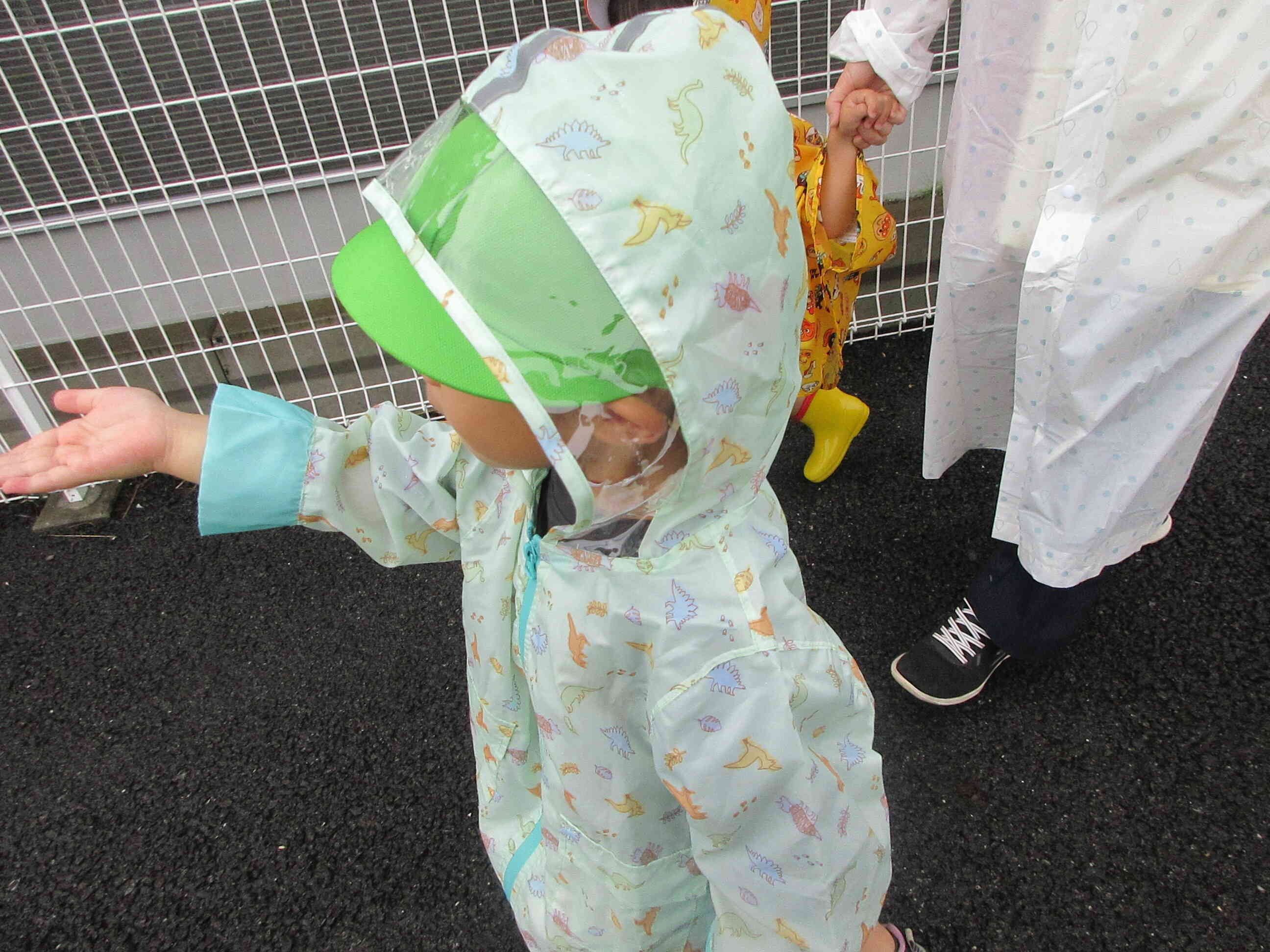手のひらで感じる雨、面白かったね。