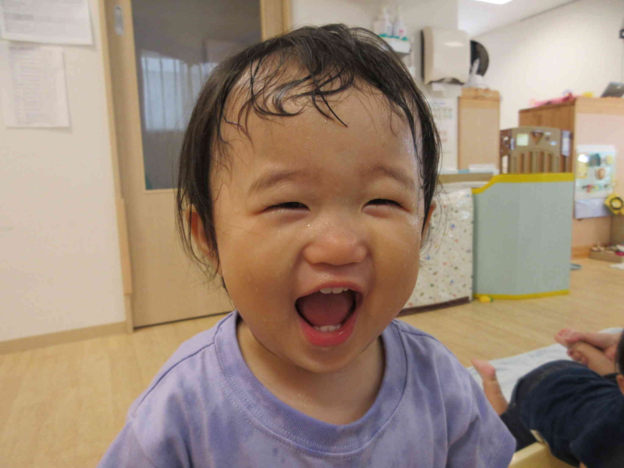お水、つめた~い!