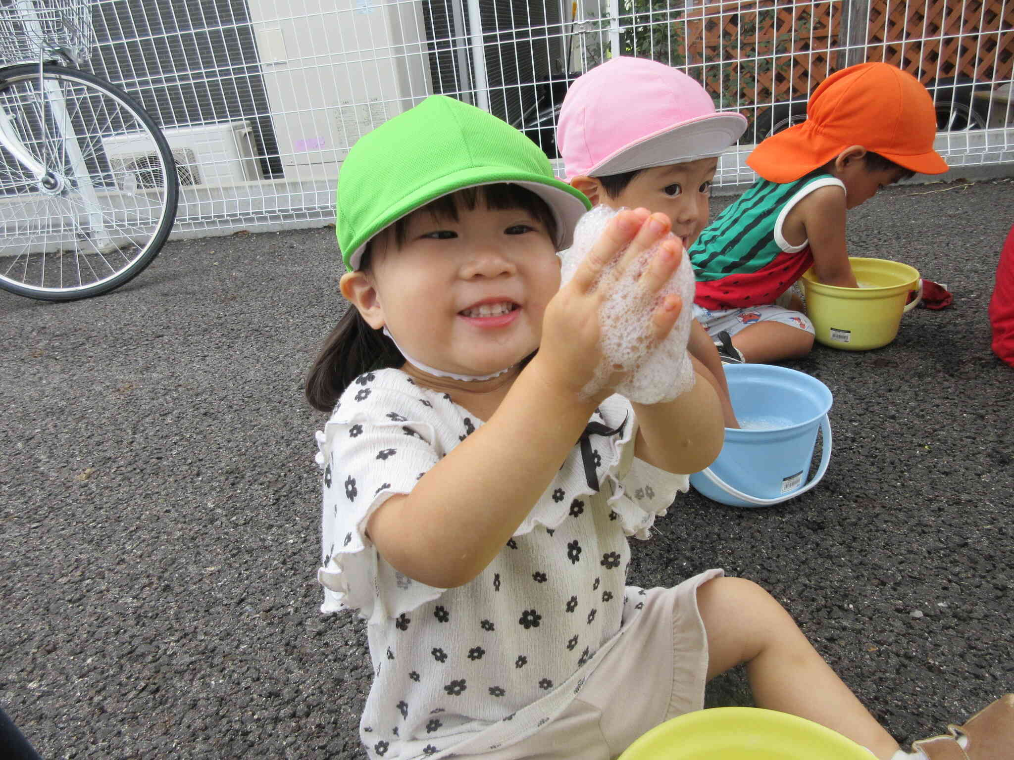 あわあわ、面白いね！