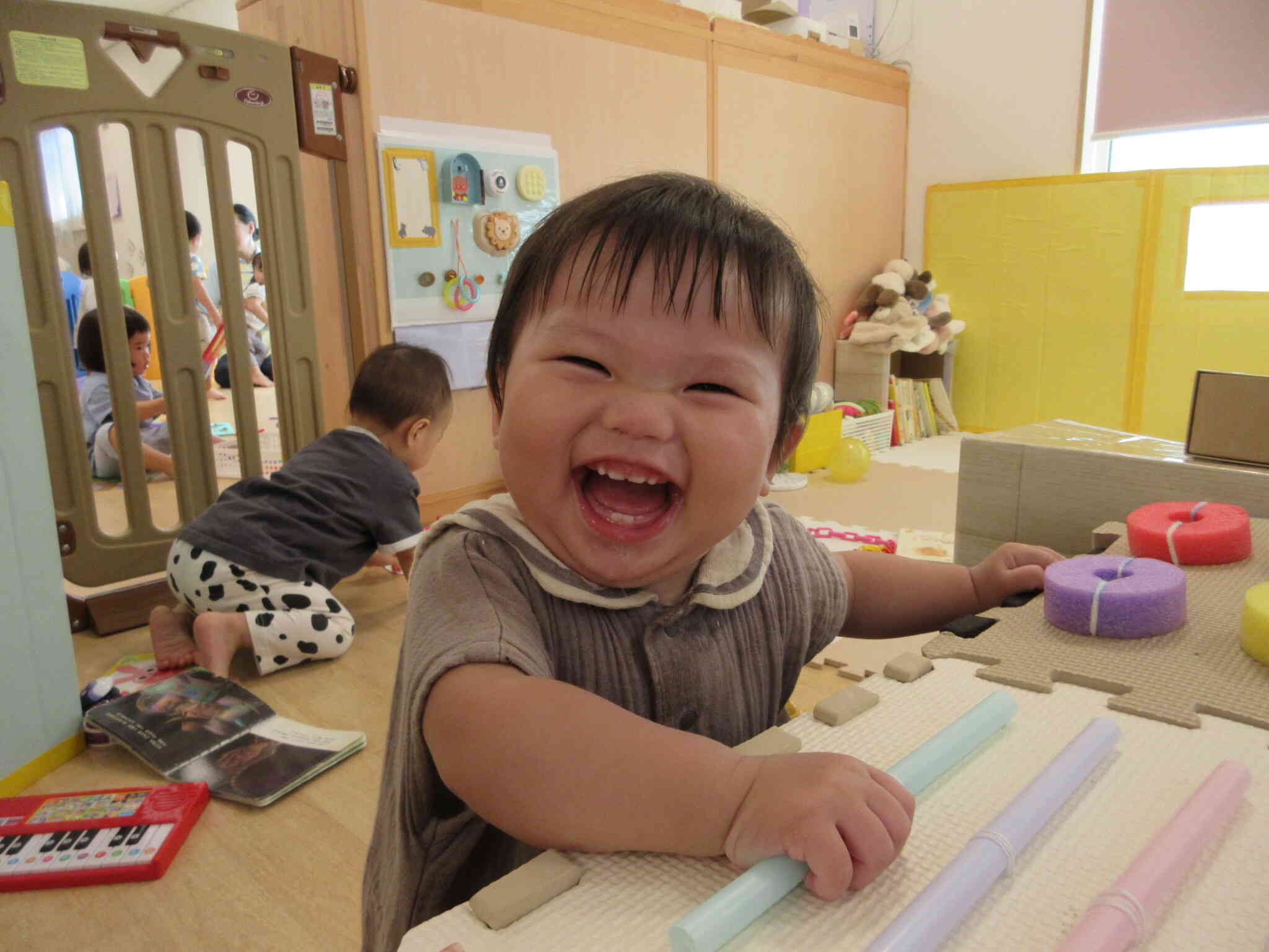 毎日たのしいな♪【０歳児 ひよこ組】