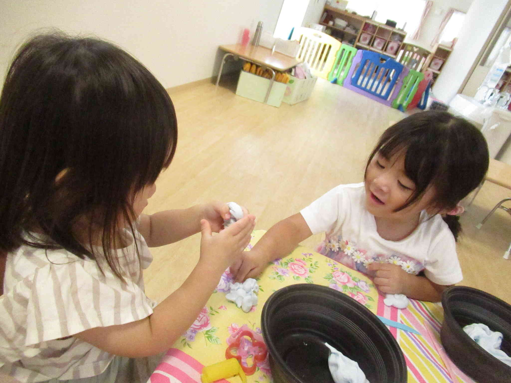 お友だちと話し合って、一つのものを作る…そんな素敵な姿も見せてくれたね。