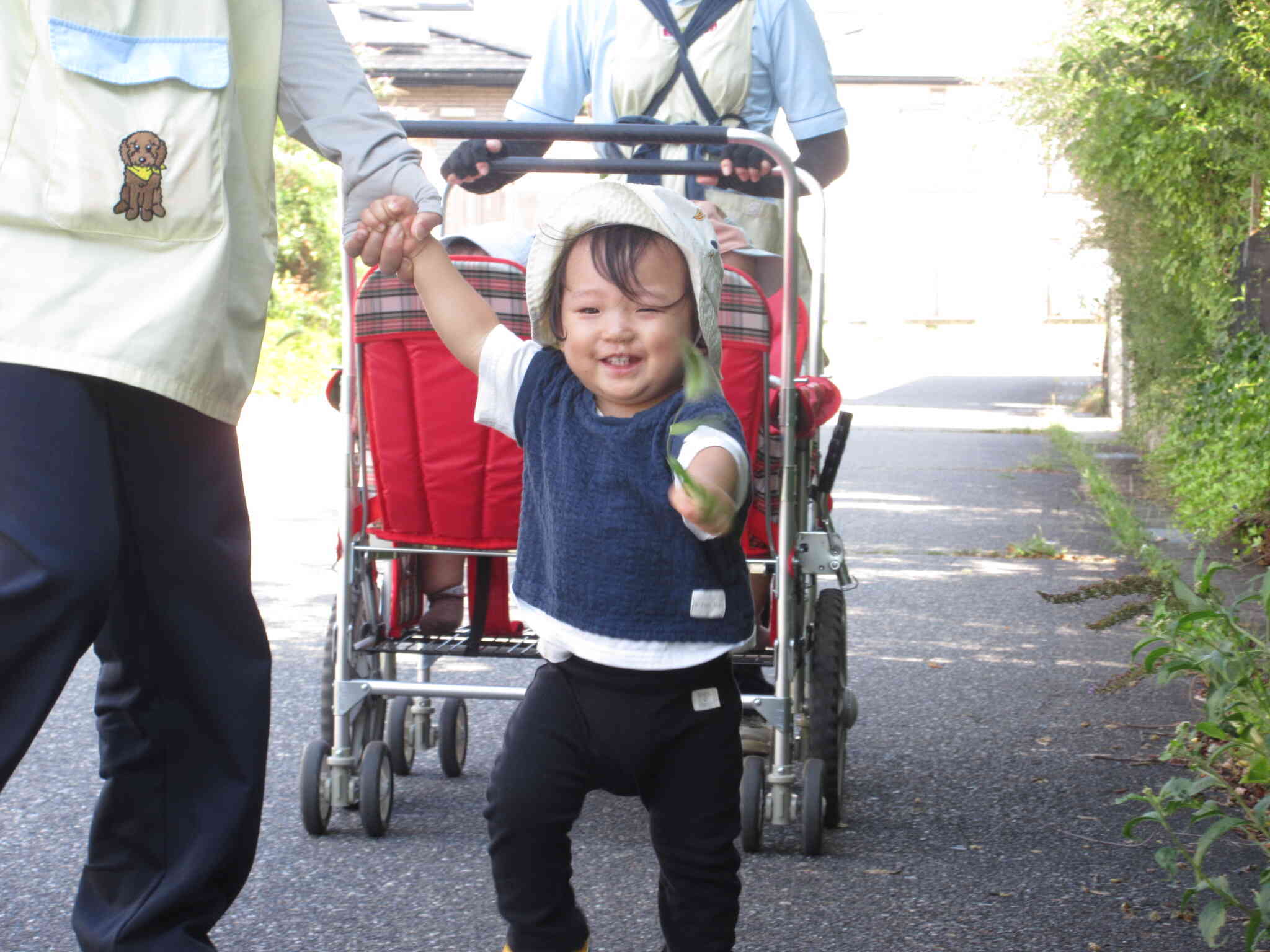 歩いて行けるようになったよ