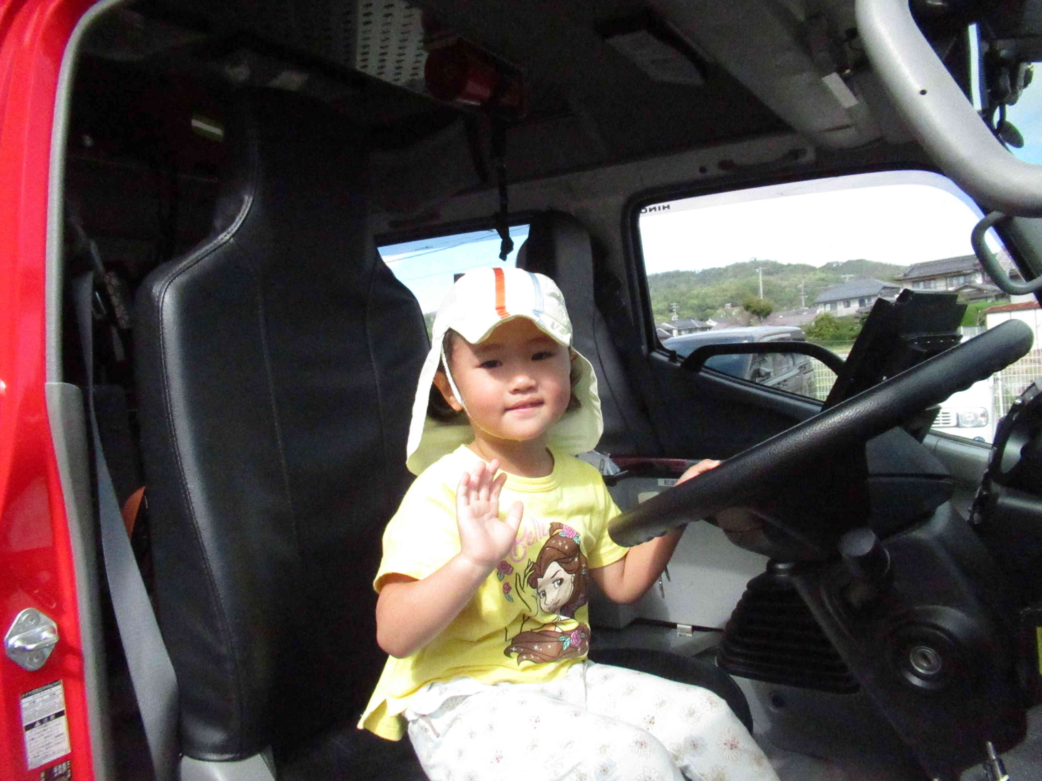 運転席、かっこいいね！