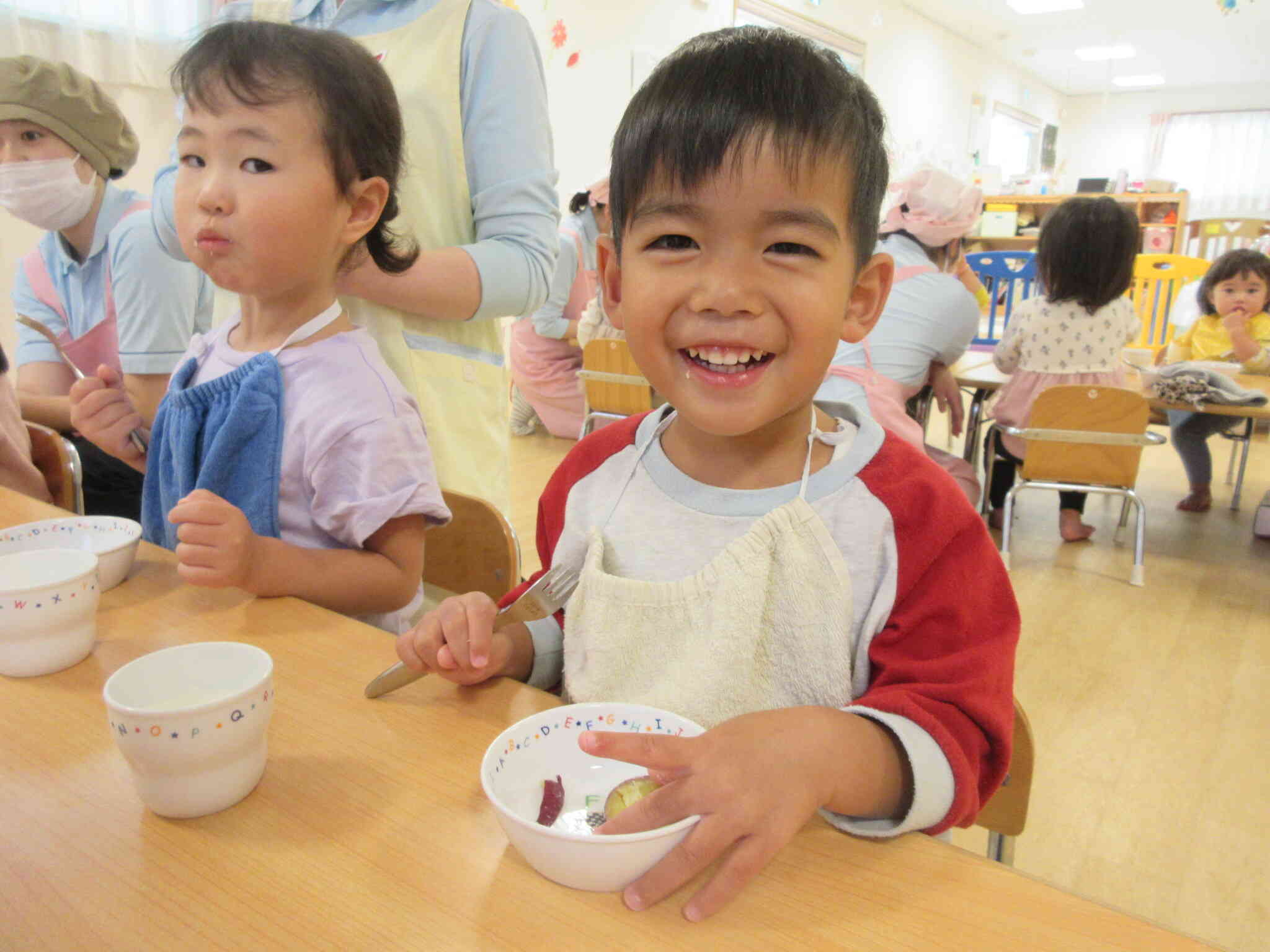 さつまいもさん、堀ったその後は...【2歳児 うさぎ組】