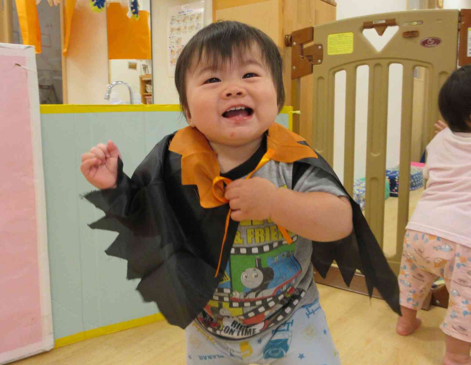 ハロウィン、い～っぱい楽しもうね【0歳児　ひよこ組】