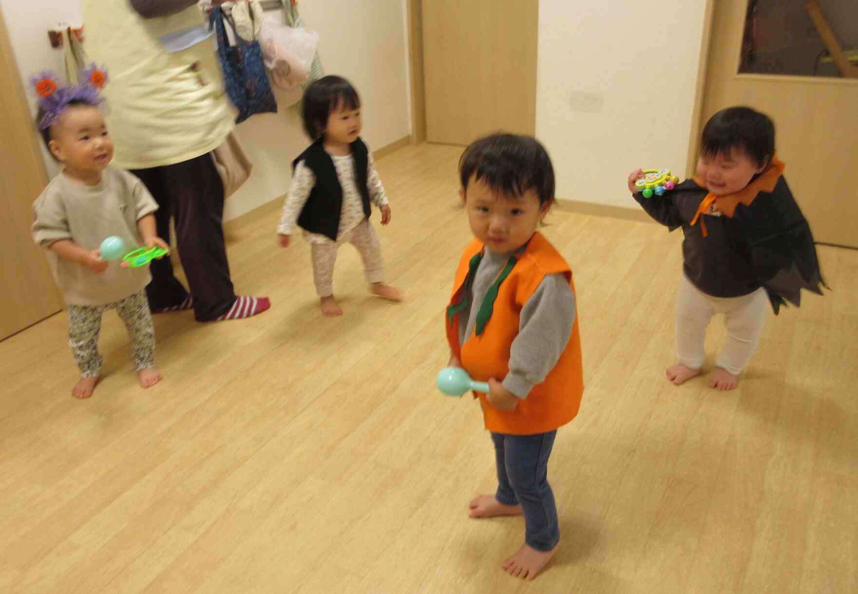 ハロウィンの体操、お気に入りです。