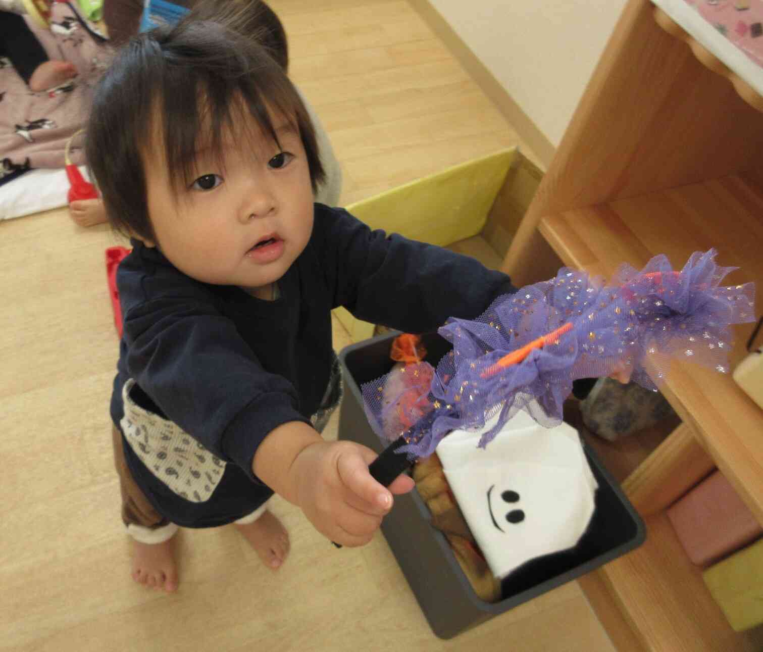 ぼく、これつけてみたい！