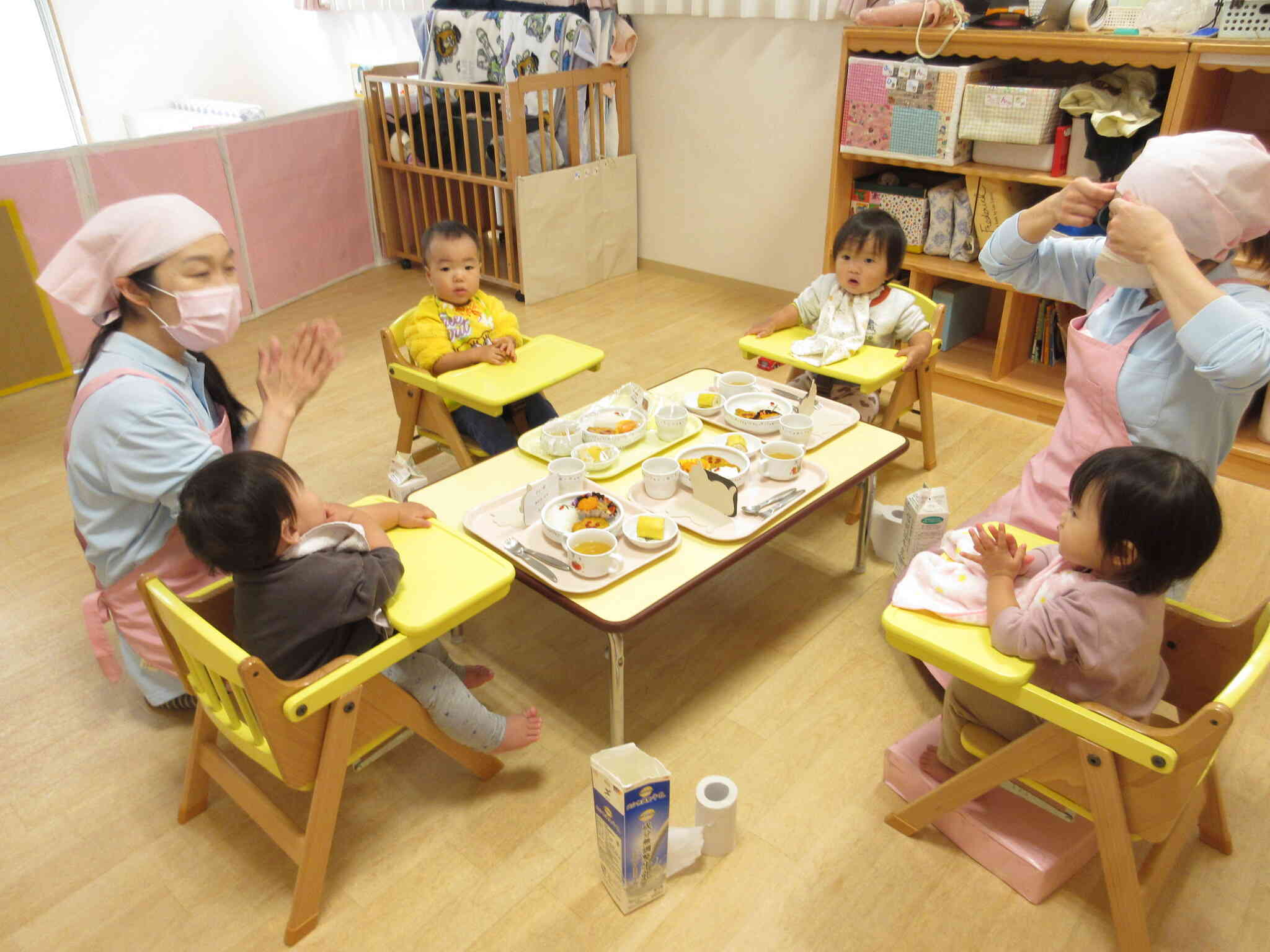 ハッピーハロウィン④【0歳児ひよこ組：給食】