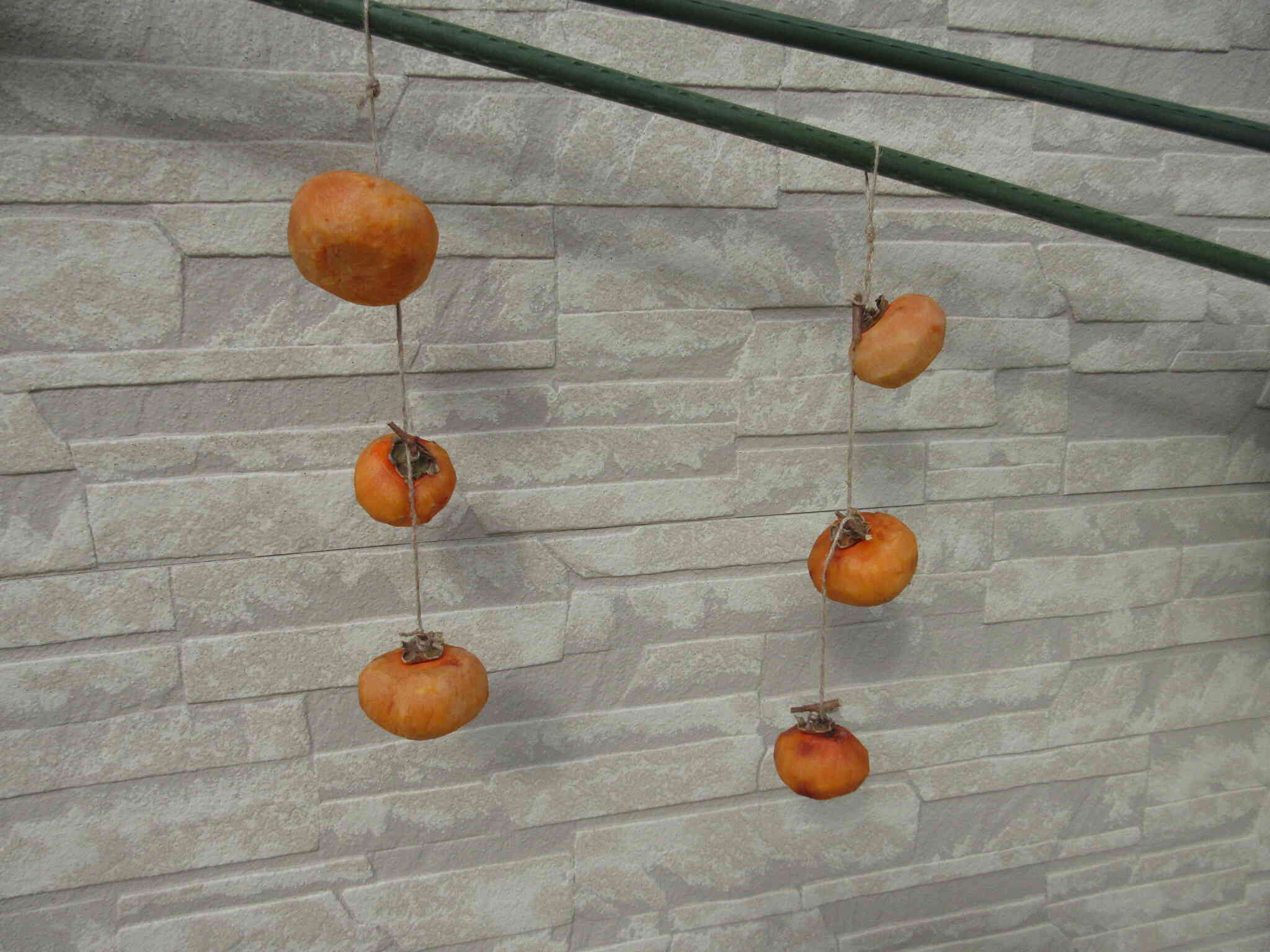 秋の実りに感謝【干し柿】