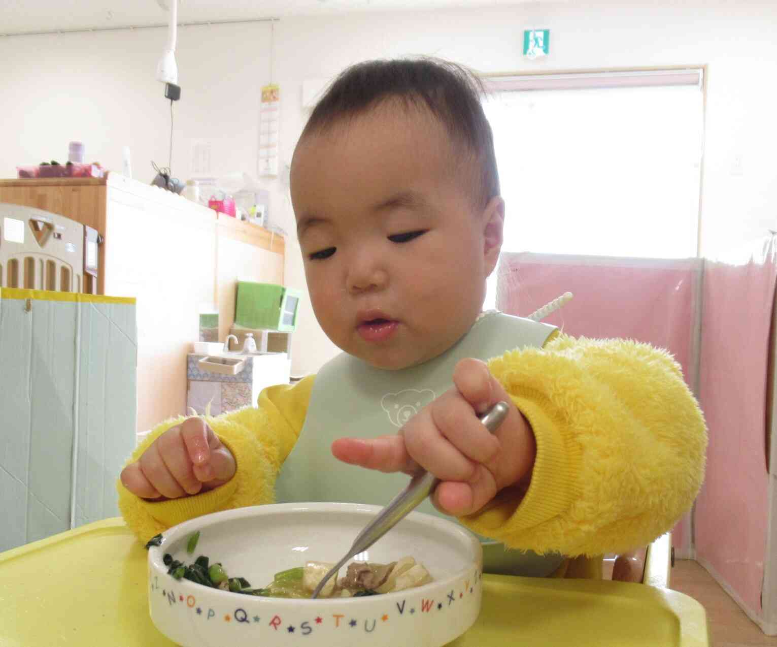 スプーンにのせて