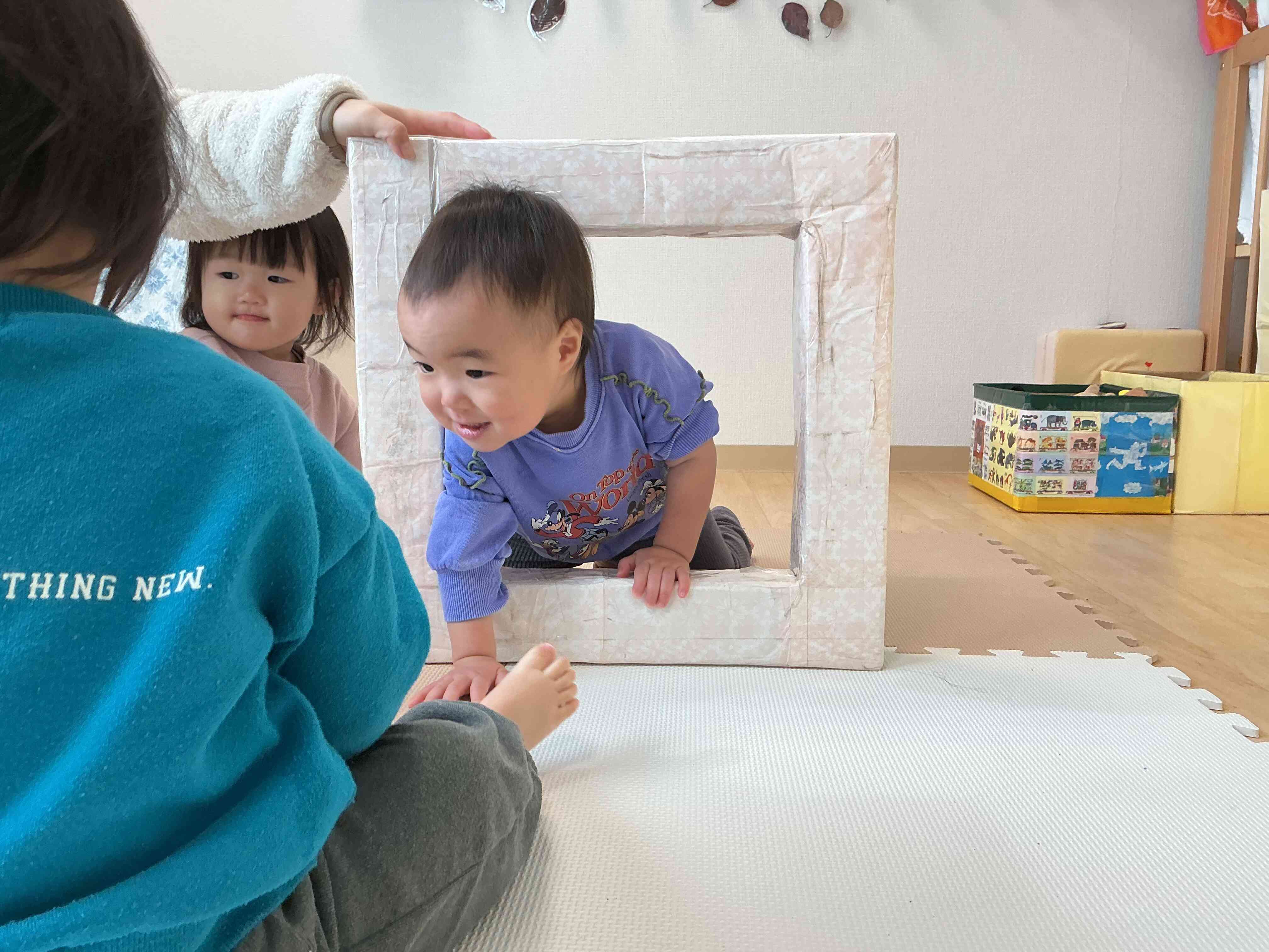 よいしょ、よいしょ。