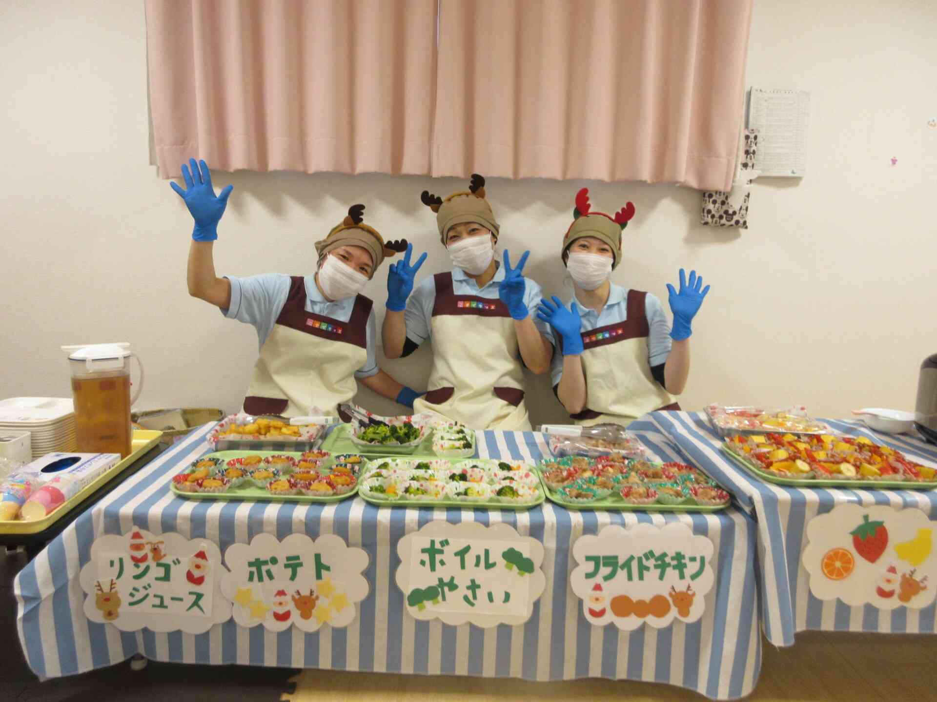 お給食の先生たち、ありがとう！