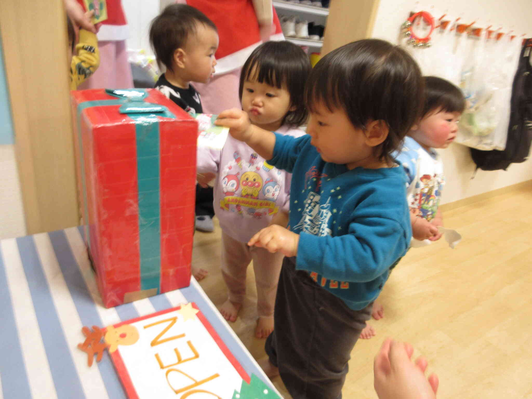 ワクワクのクリスマスビュッフェだよ