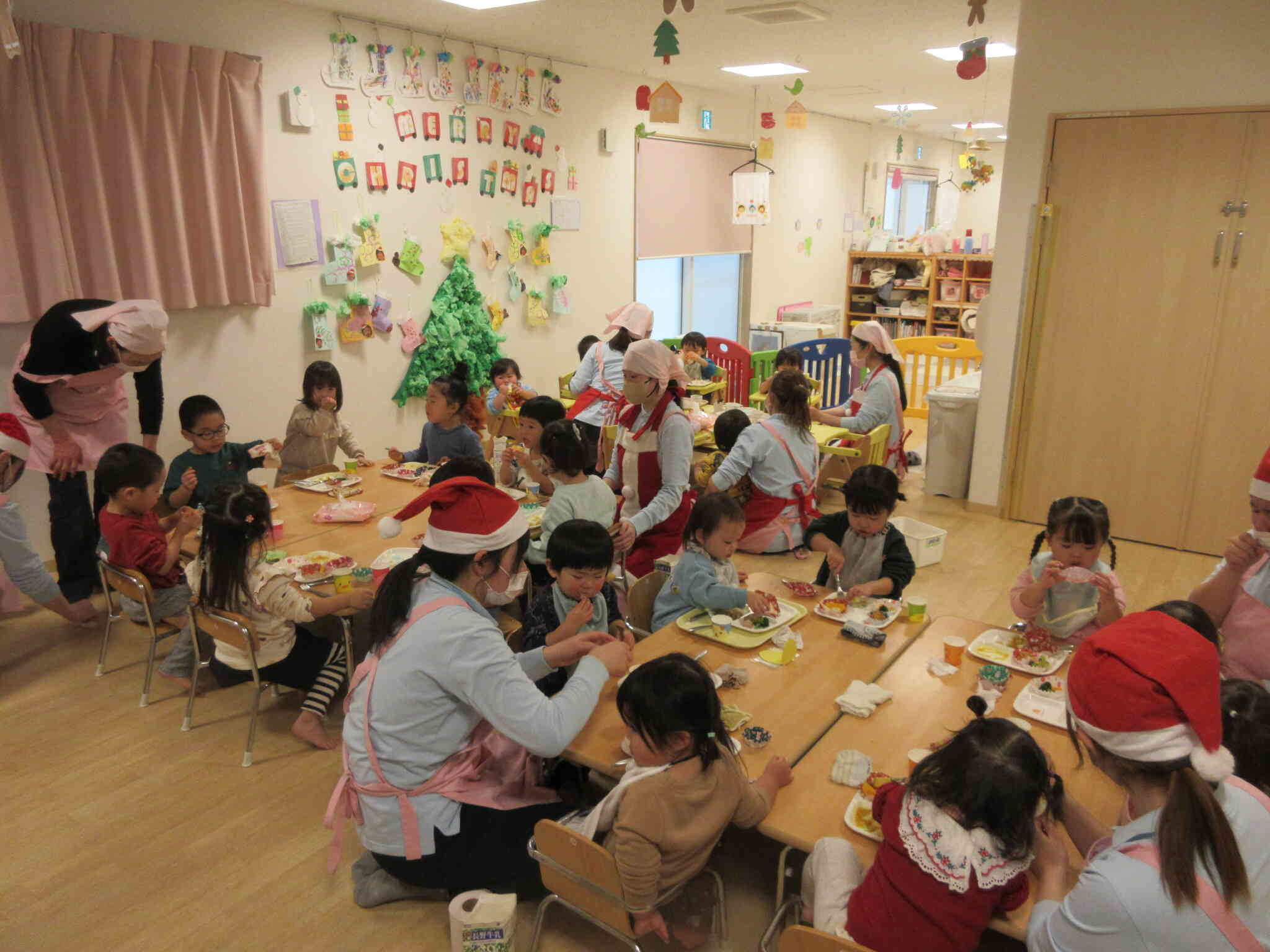 みんなで食べると美味しいね！