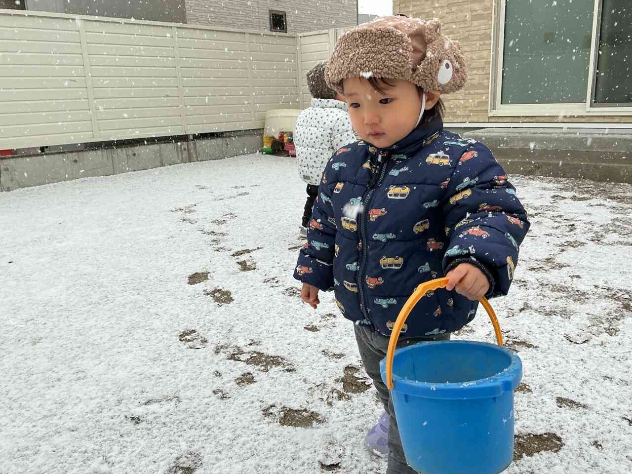 雪を集めたいなー