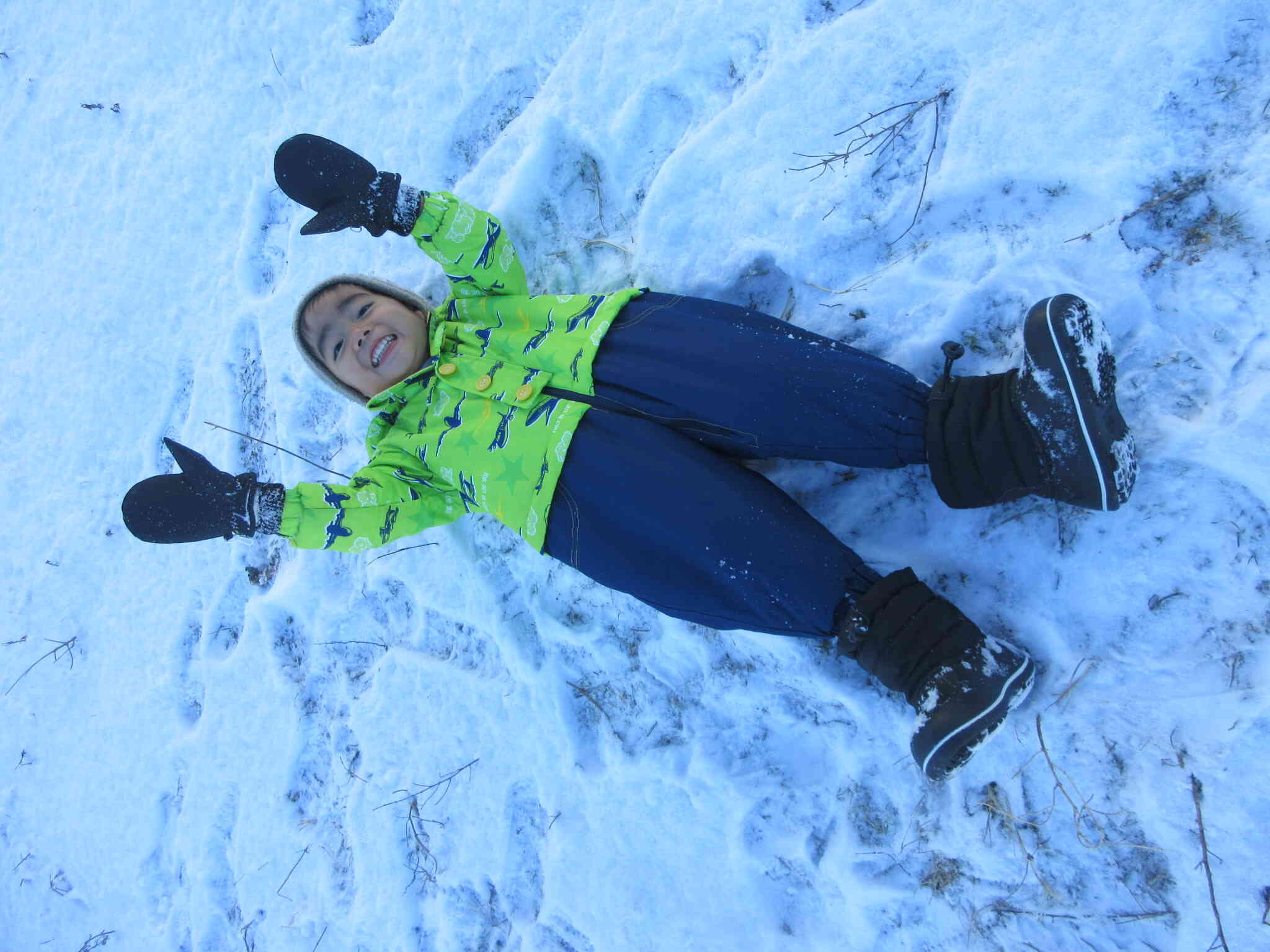 雪って楽しい！