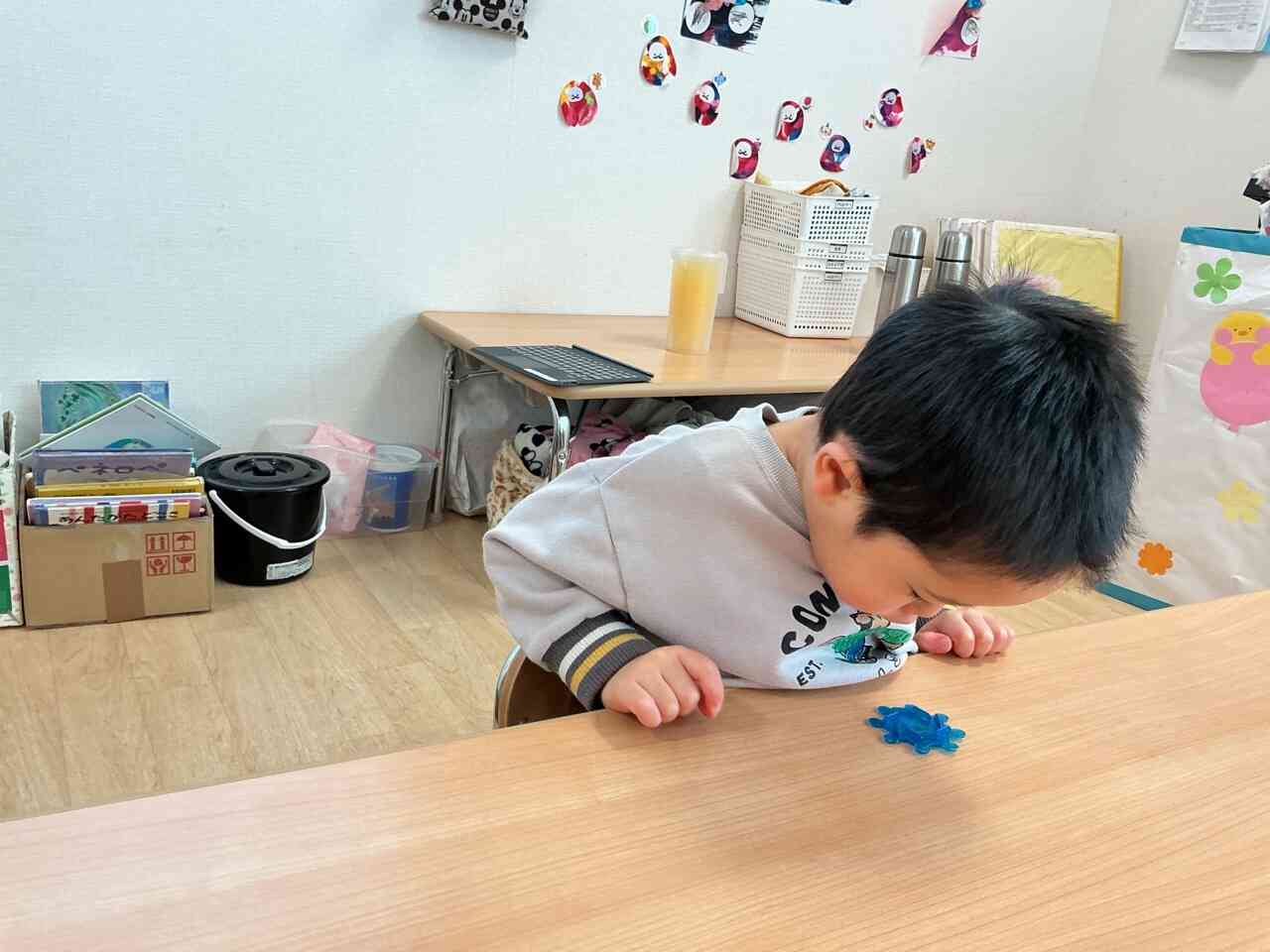 力いっぱい息をためて…「ふぅ〜！」