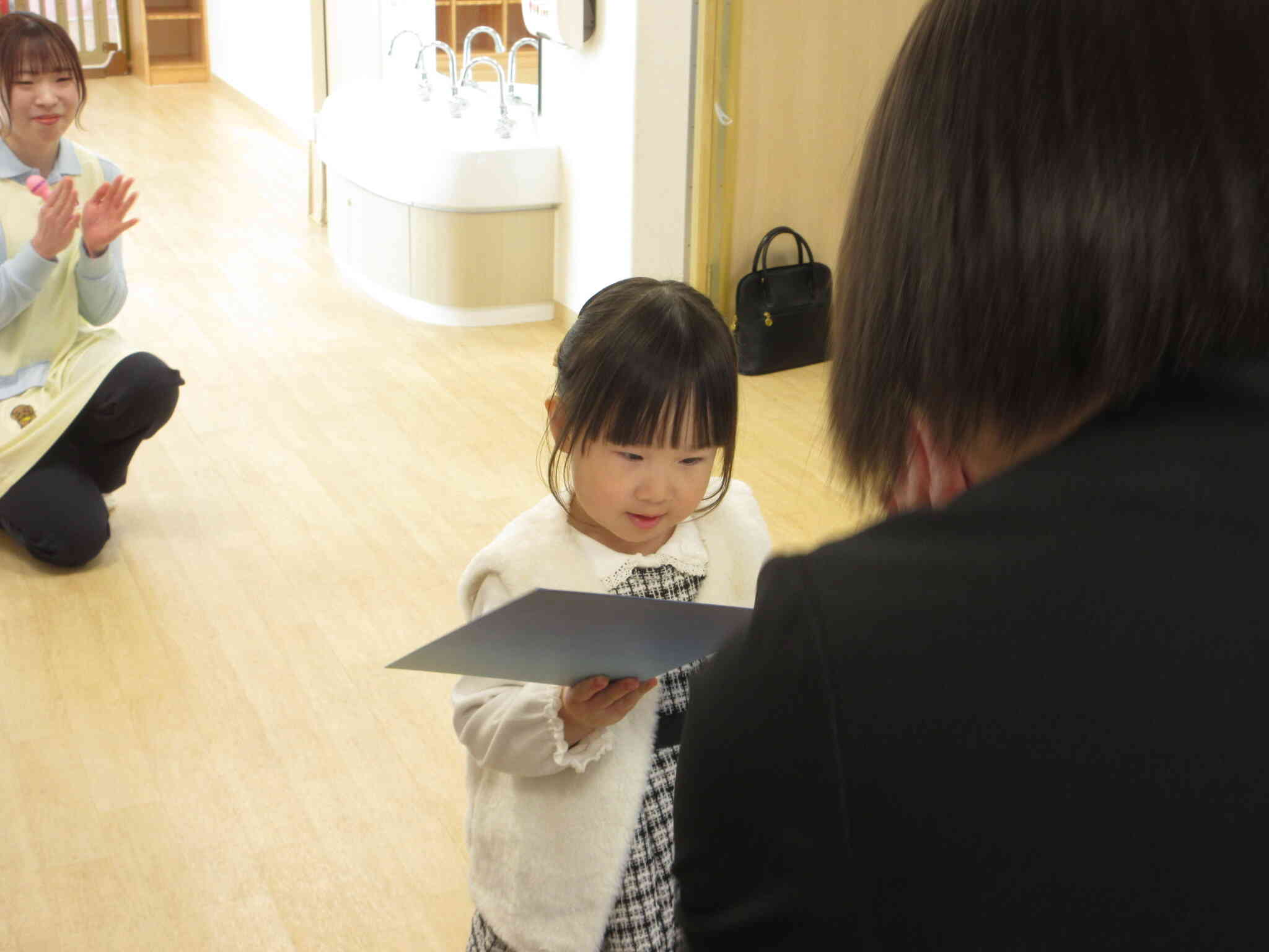 素敵な証書をもらったね