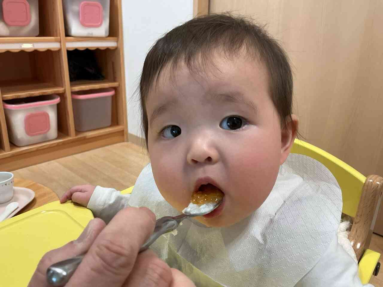 あ～ん、上手だね