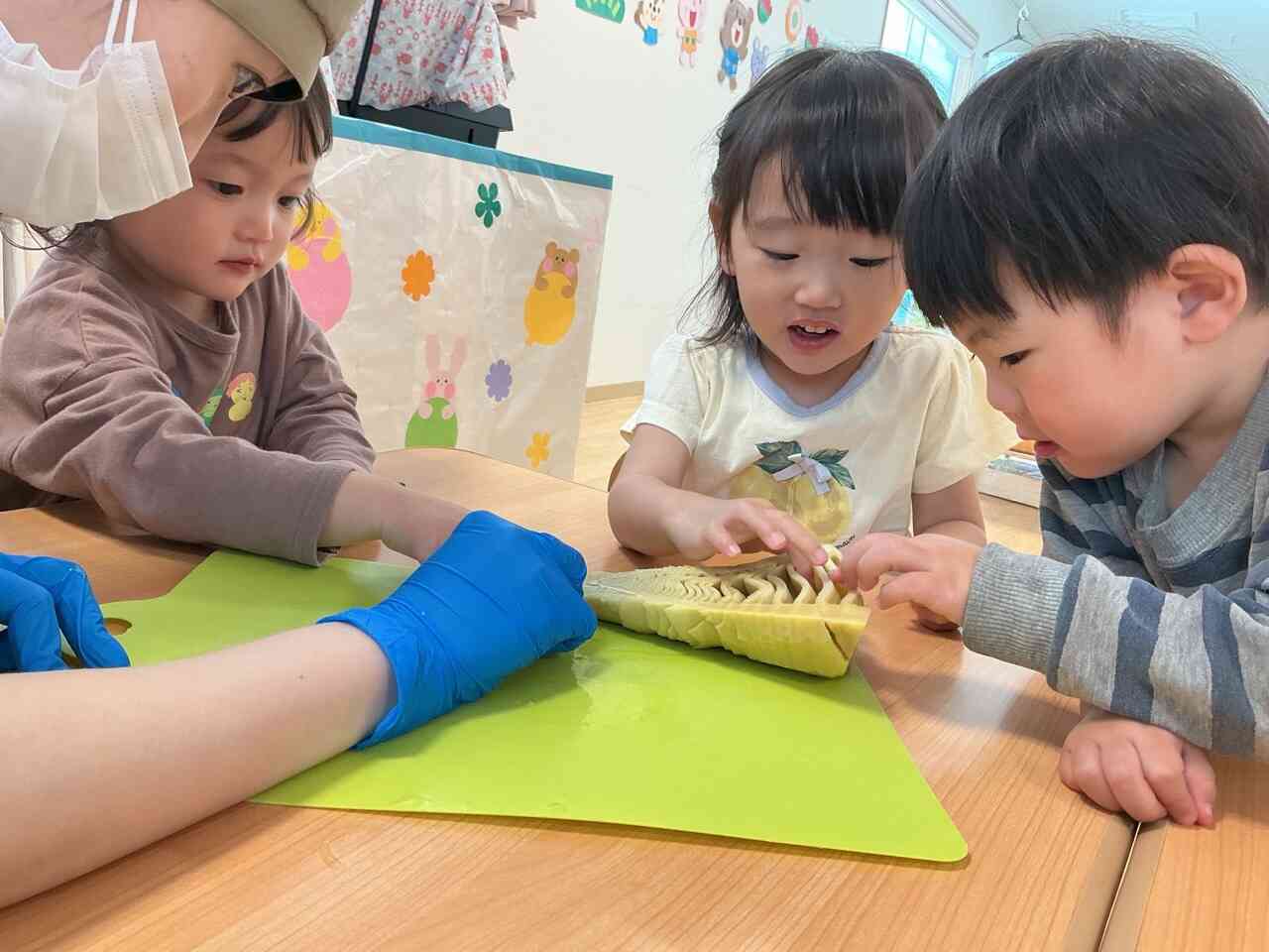 「タケノコのお部屋、こんな風になってるんだね！」