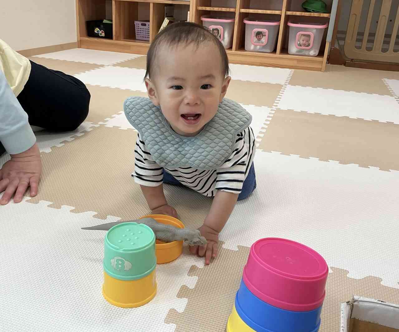 保育園、楽しく通っているよ♪【0歳児 ひよこ組】