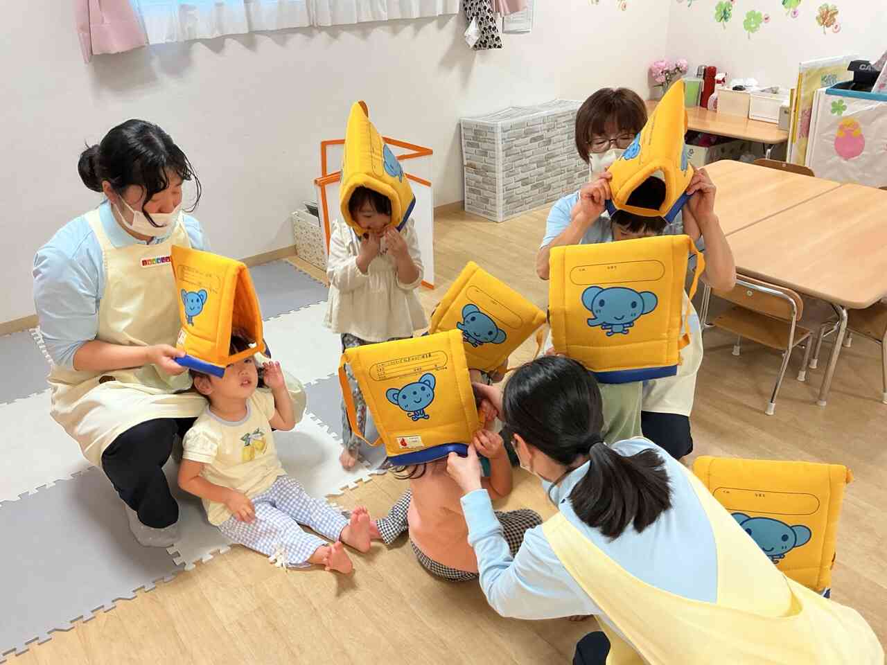 先生達が手伝ってくれます。