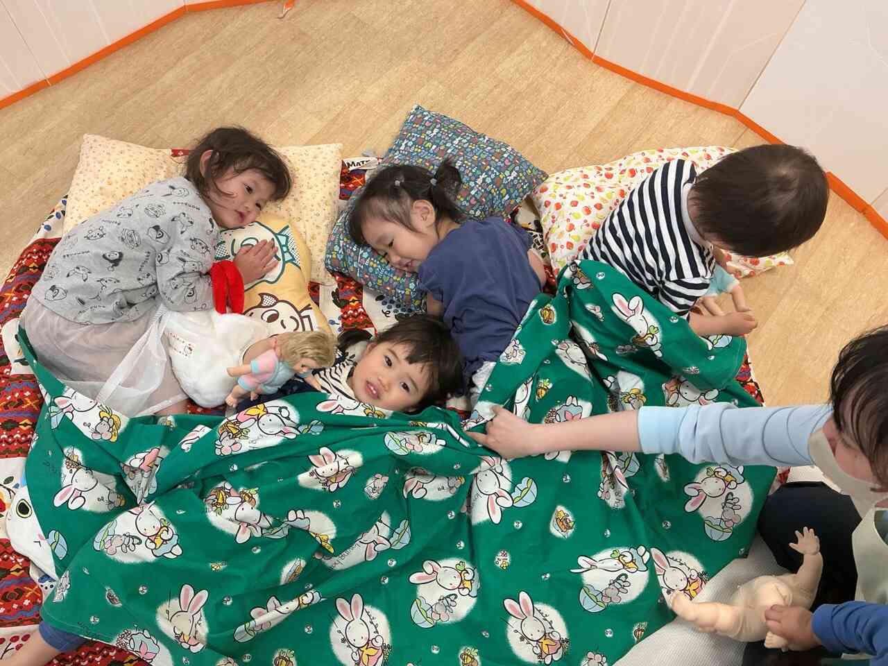 お布団にしてみよう！