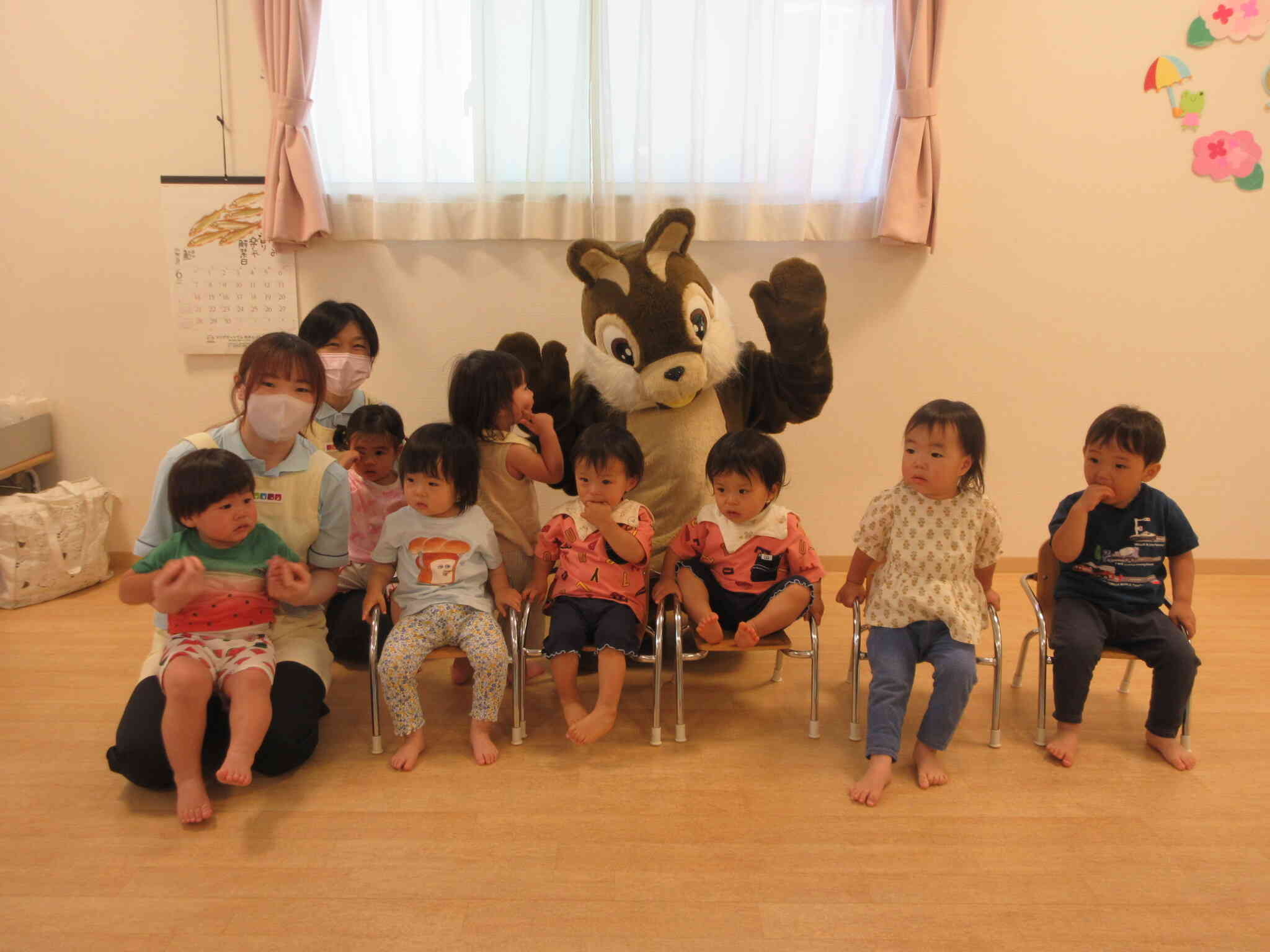 はじめてリスくんに会えたよ