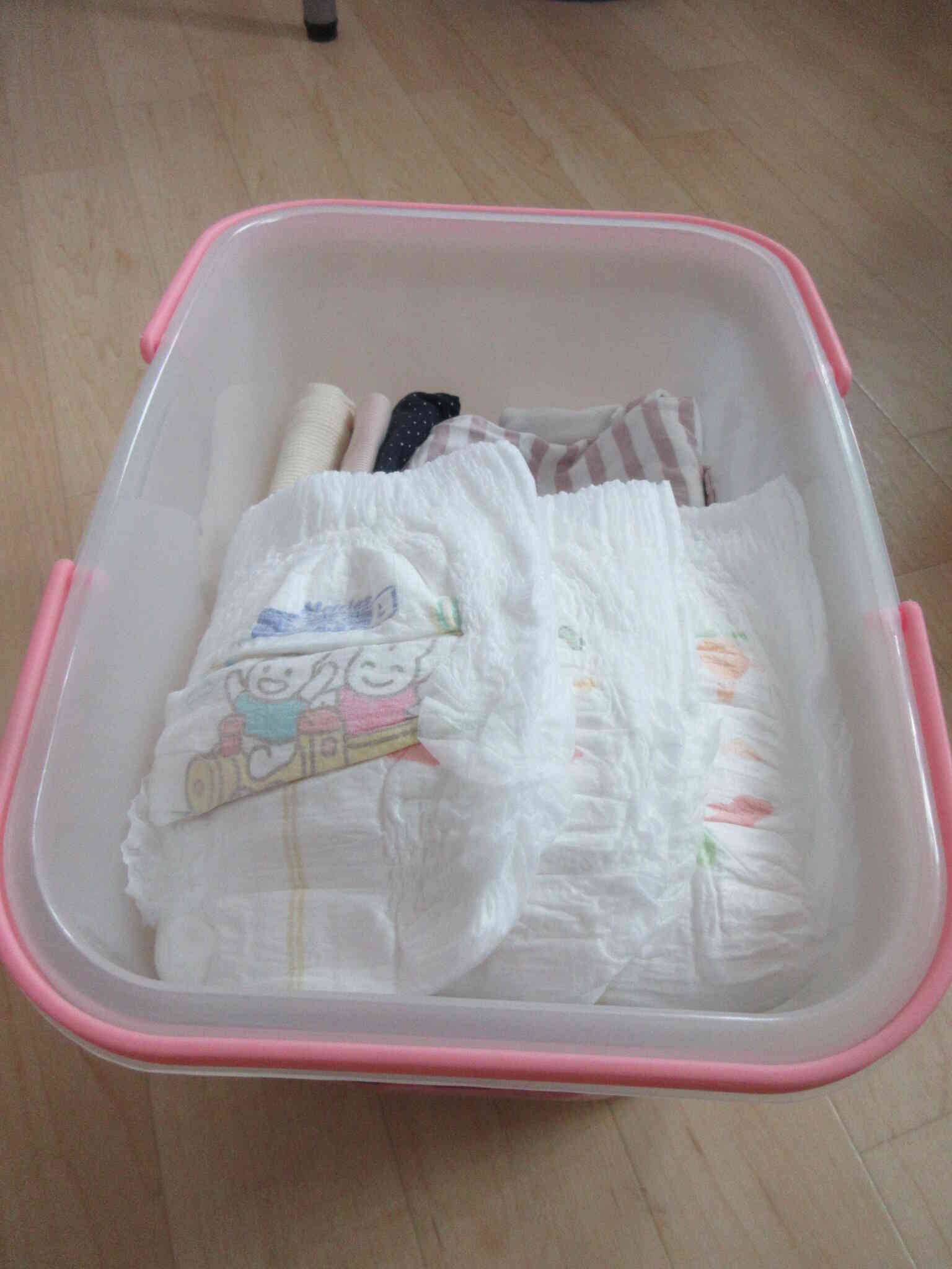 オムツ１枚１枚に記名をする必要がありません♪
