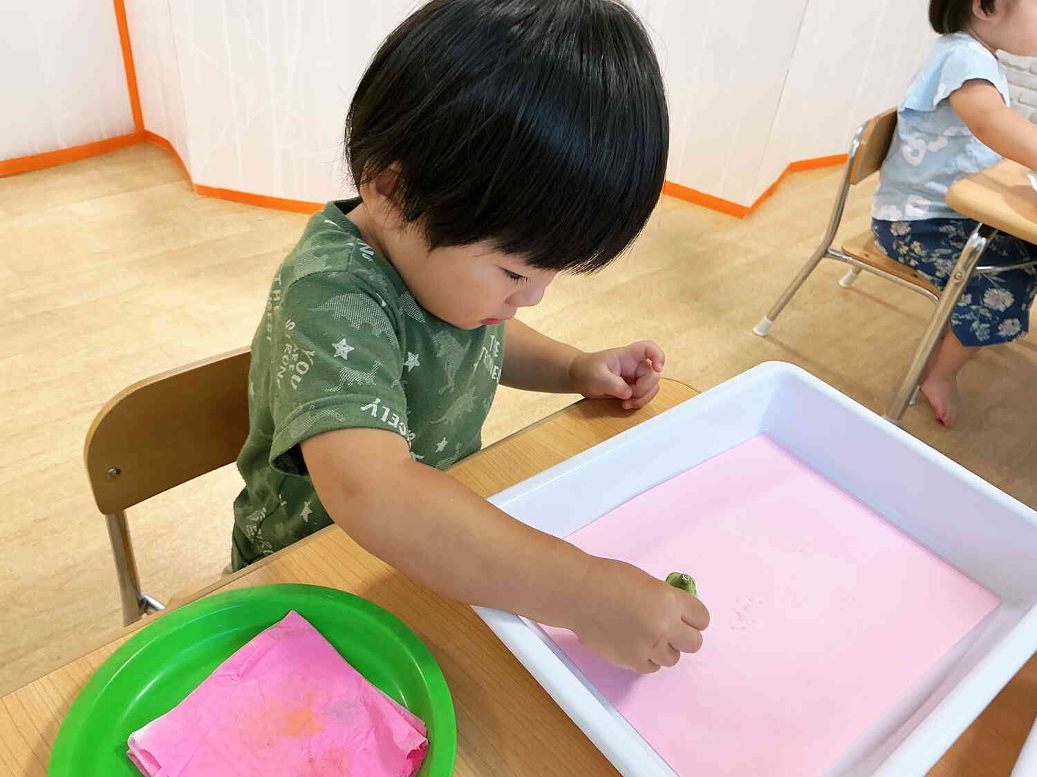 どんな模様がでてくるのかな?