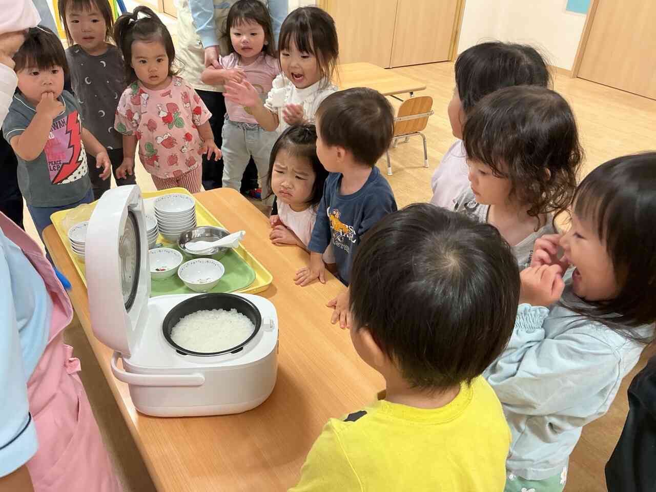 いい匂い！ご飯の匂いだ！