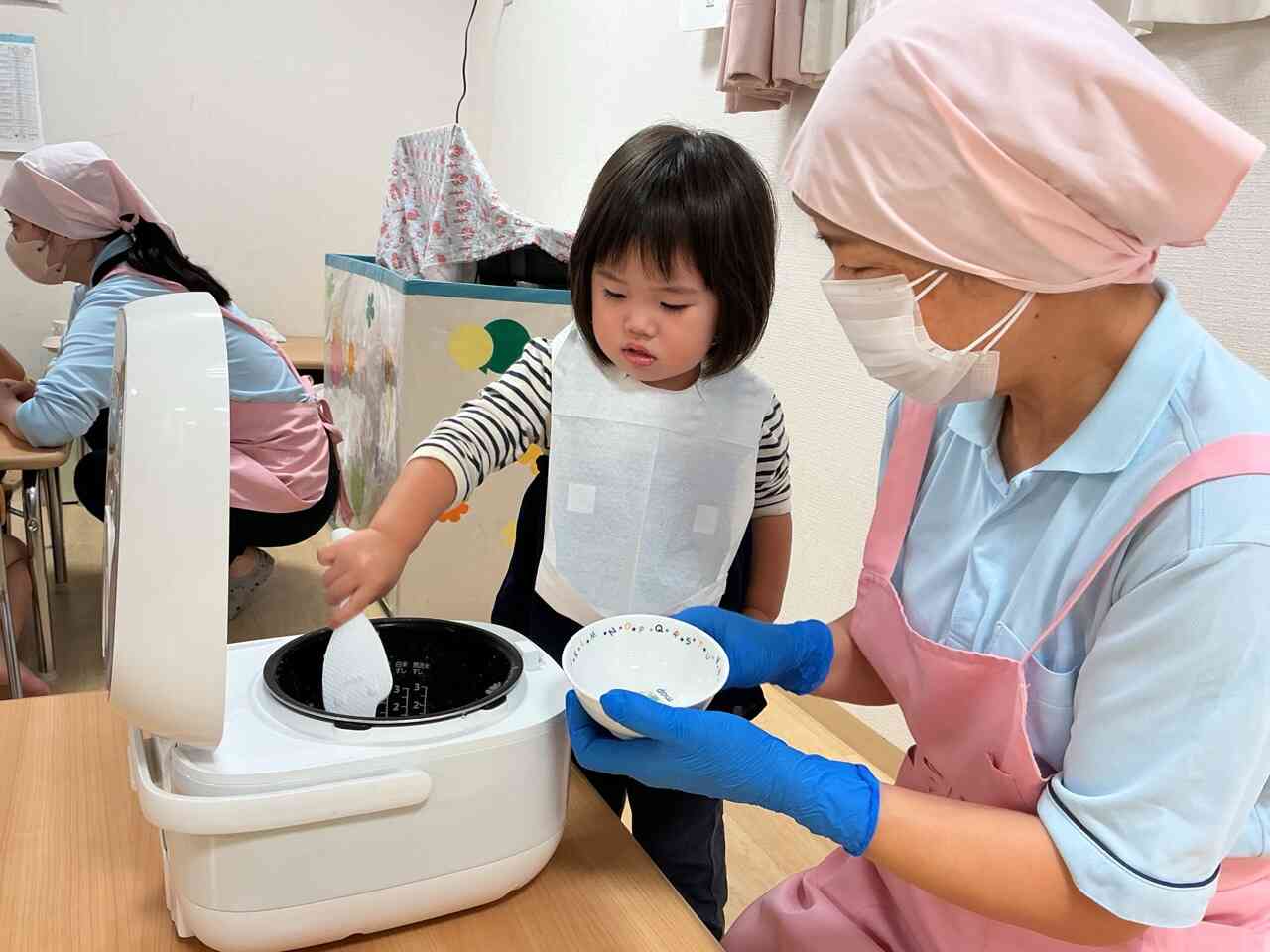 新米を楽しもう②【食育活動】