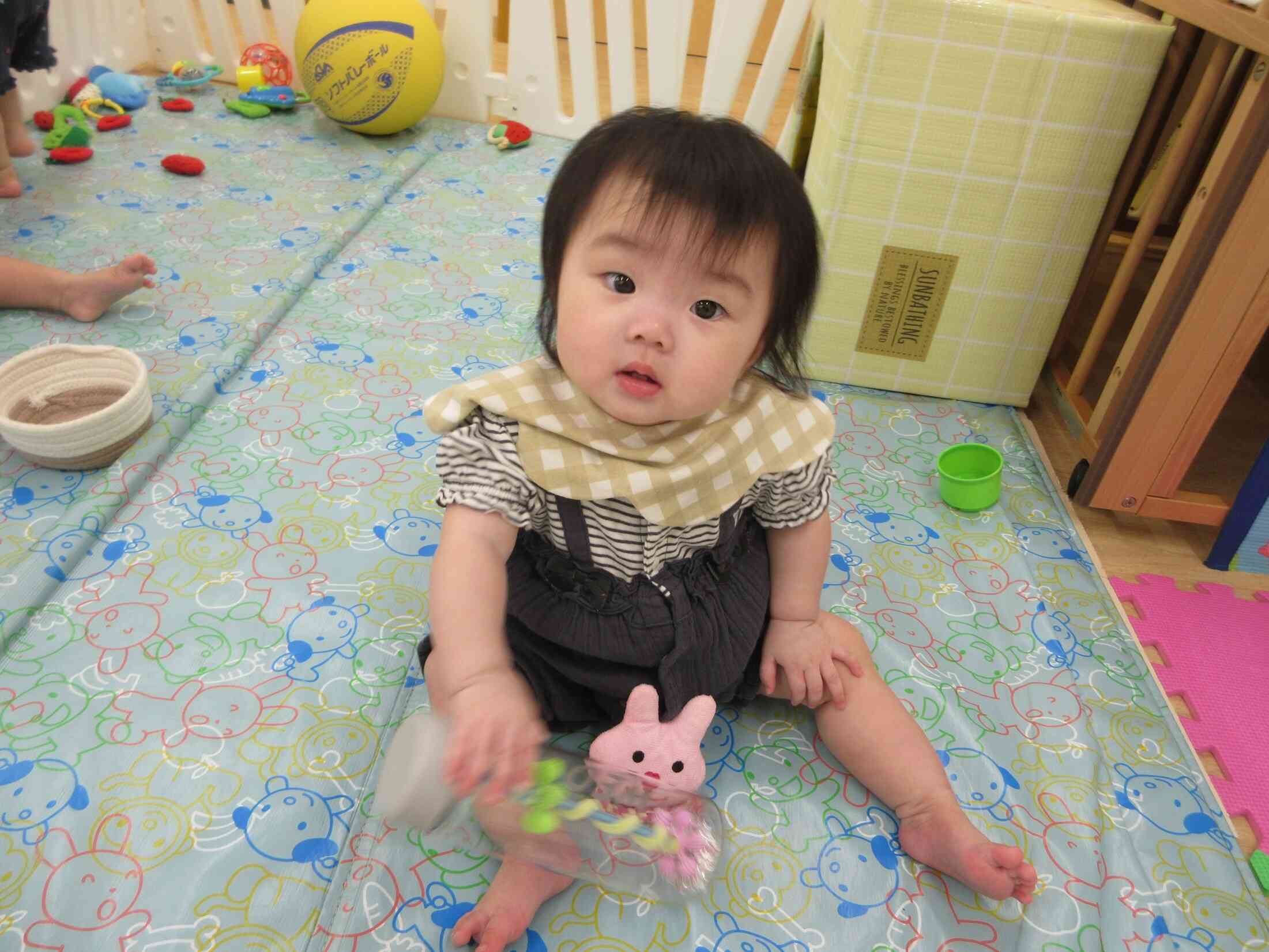 あたらしいおもちゃ楽しいね♪