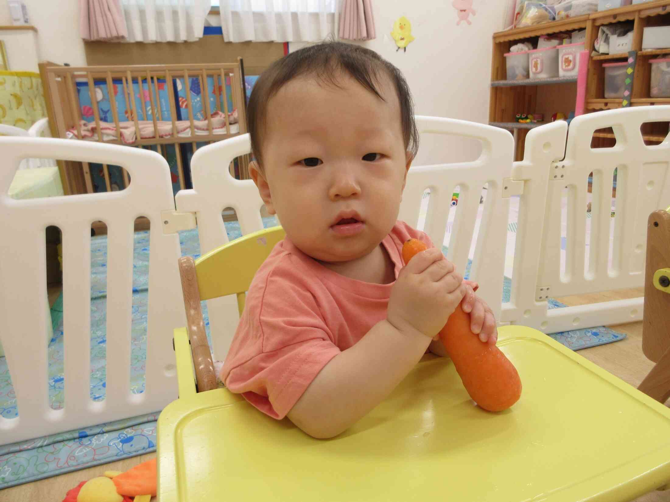 「人参、早くたべたいなぁ♪」