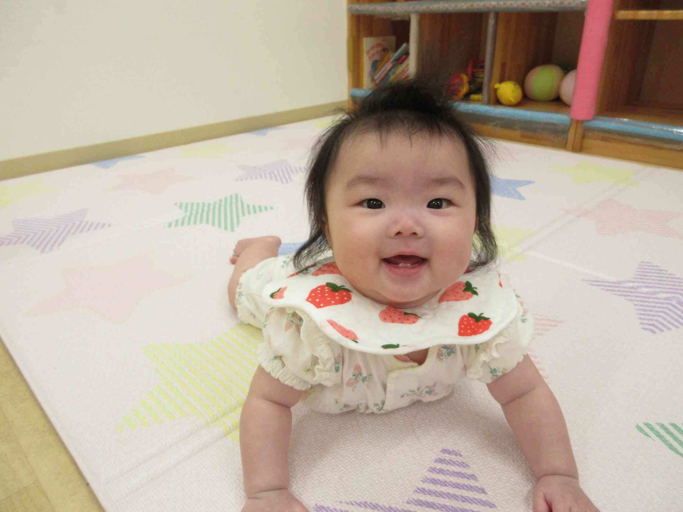 お名前を呼ぶと可愛い笑顔でおへんじをしてくれます♡