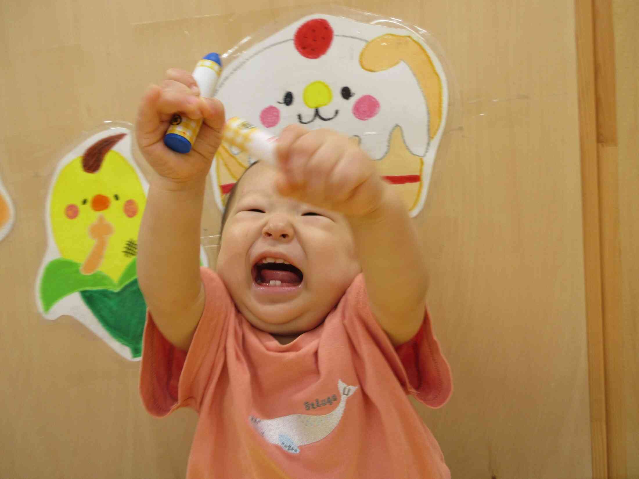 もうめちゃくちゃ楽し～い☆先生とたくさん遊んで、おいしいお給食を食べて毎日元気いっぱいです！