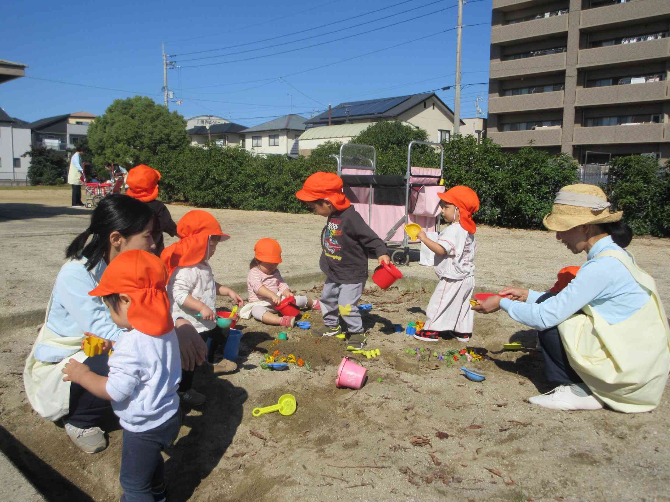公園でお砂あそび