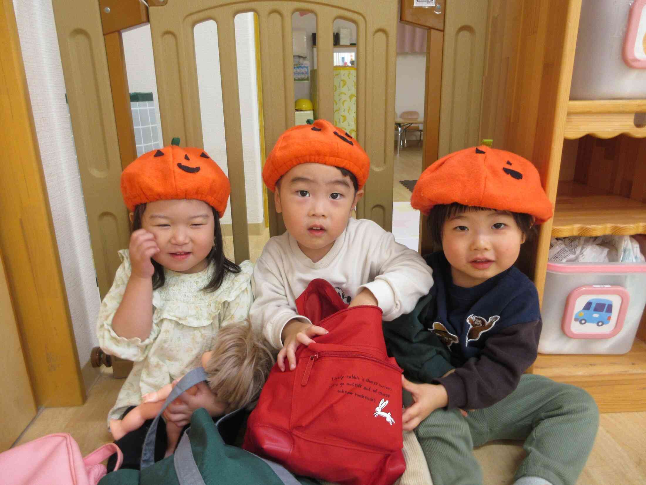 かぼちゃ三兄弟です♡